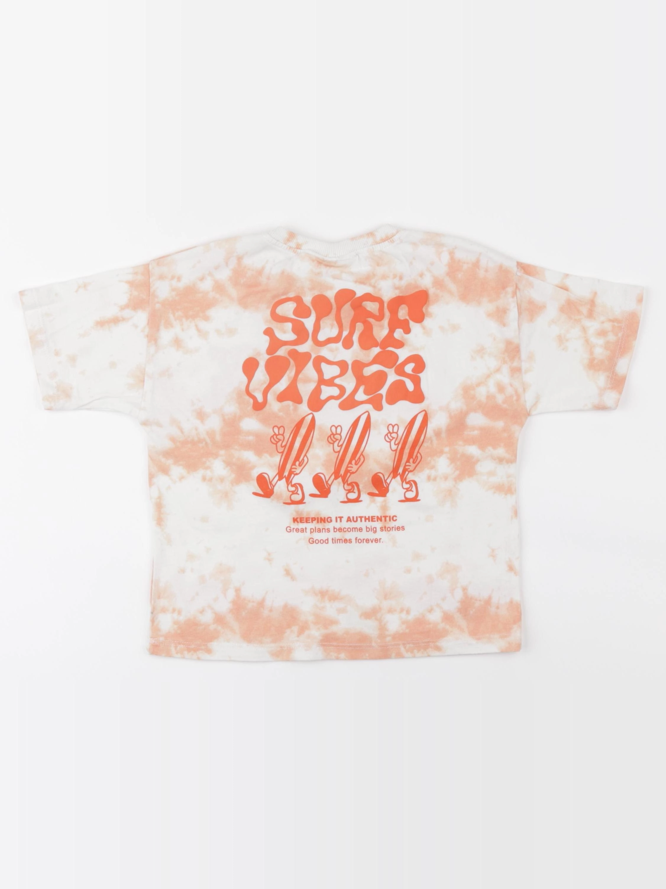 Zara - tee-shirt imprimé au dos orange - 9/12 mois