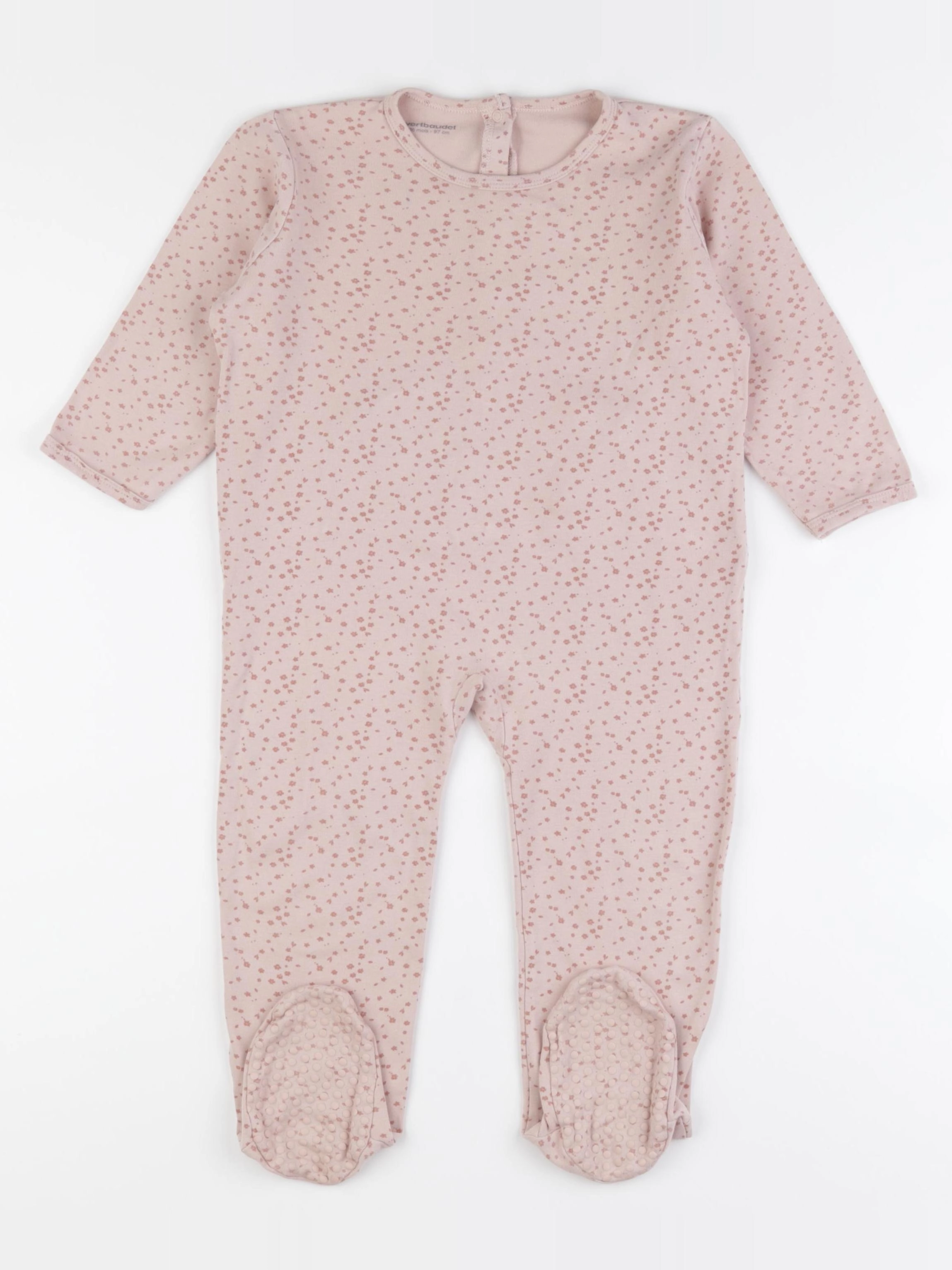 Vertbaudet - pyjama coton rose - 36 mois