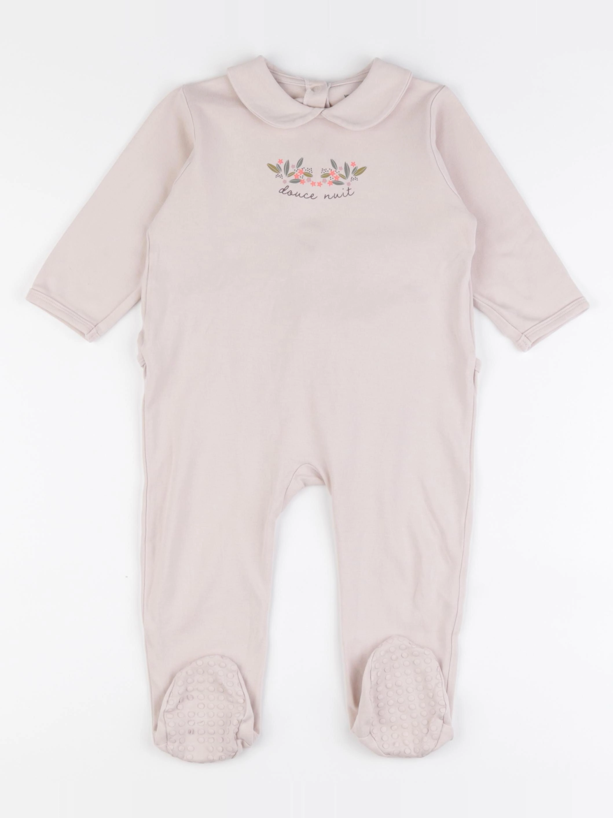 Vertbaudet - pyjama coton rose - 24 mois