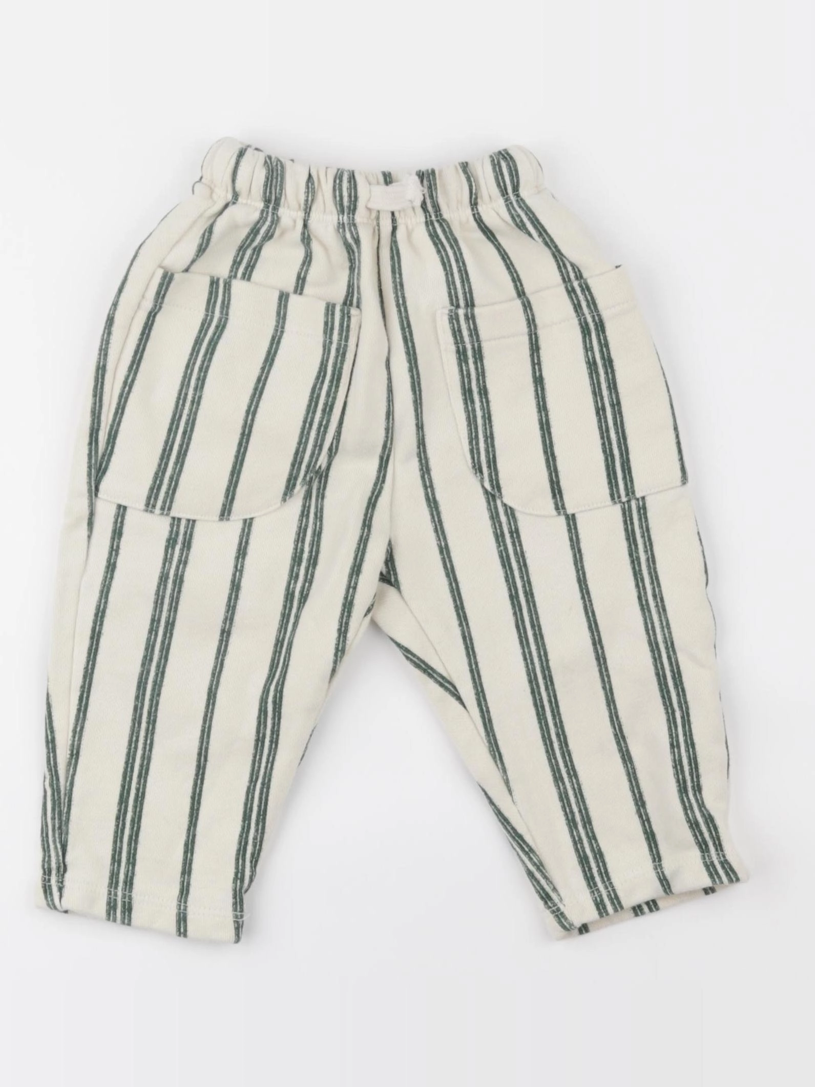 Zara - jogging beige, vert - 12/18 mois