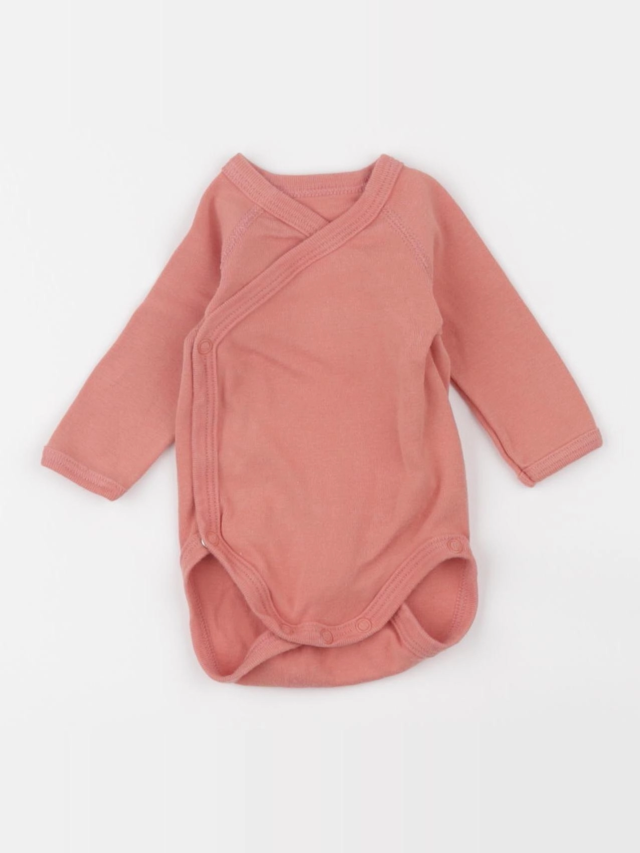 Petit Bateau - body rose - 0 mois