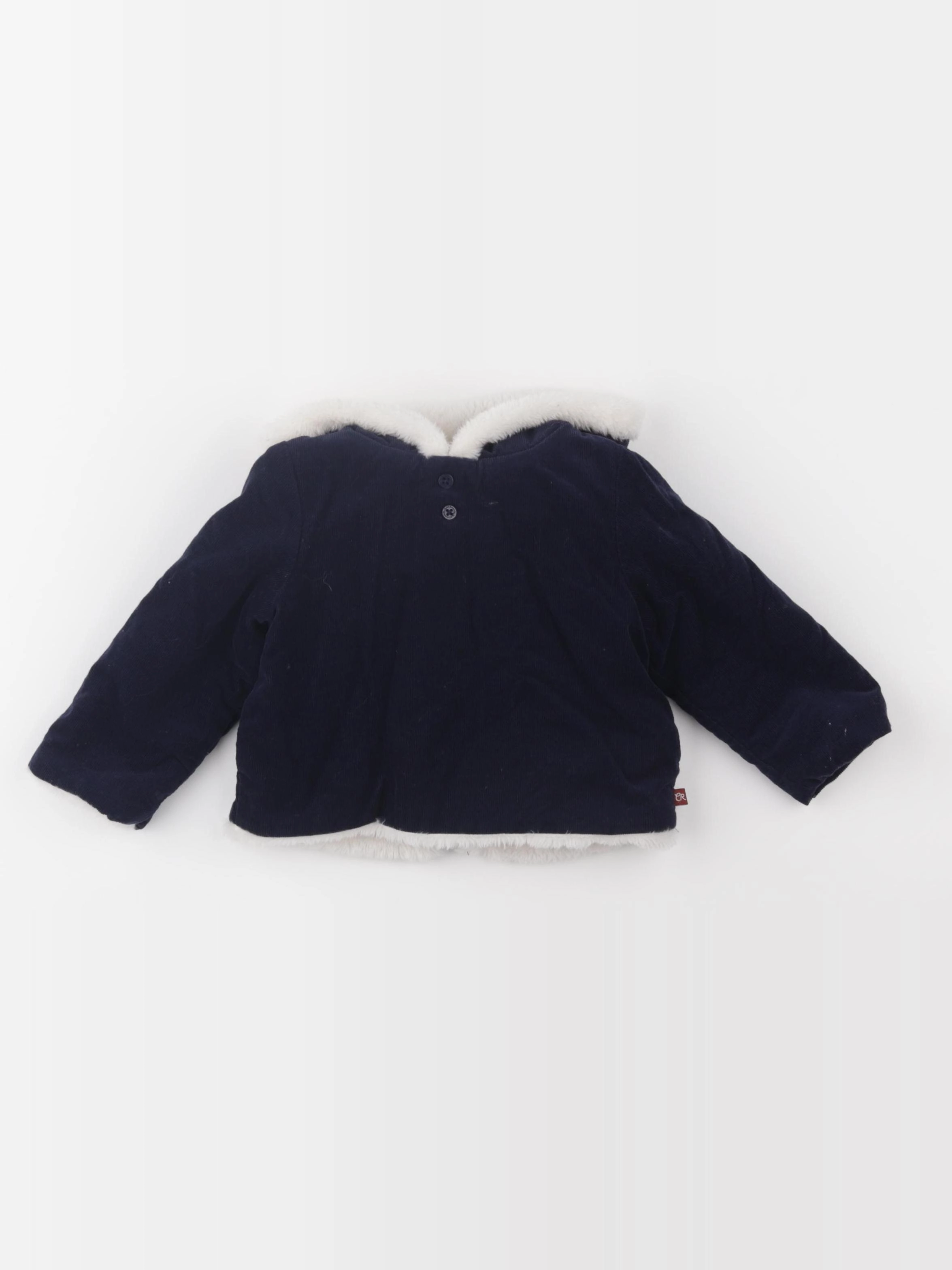 Cadet Rousselle - burnou bleu - 6 mois