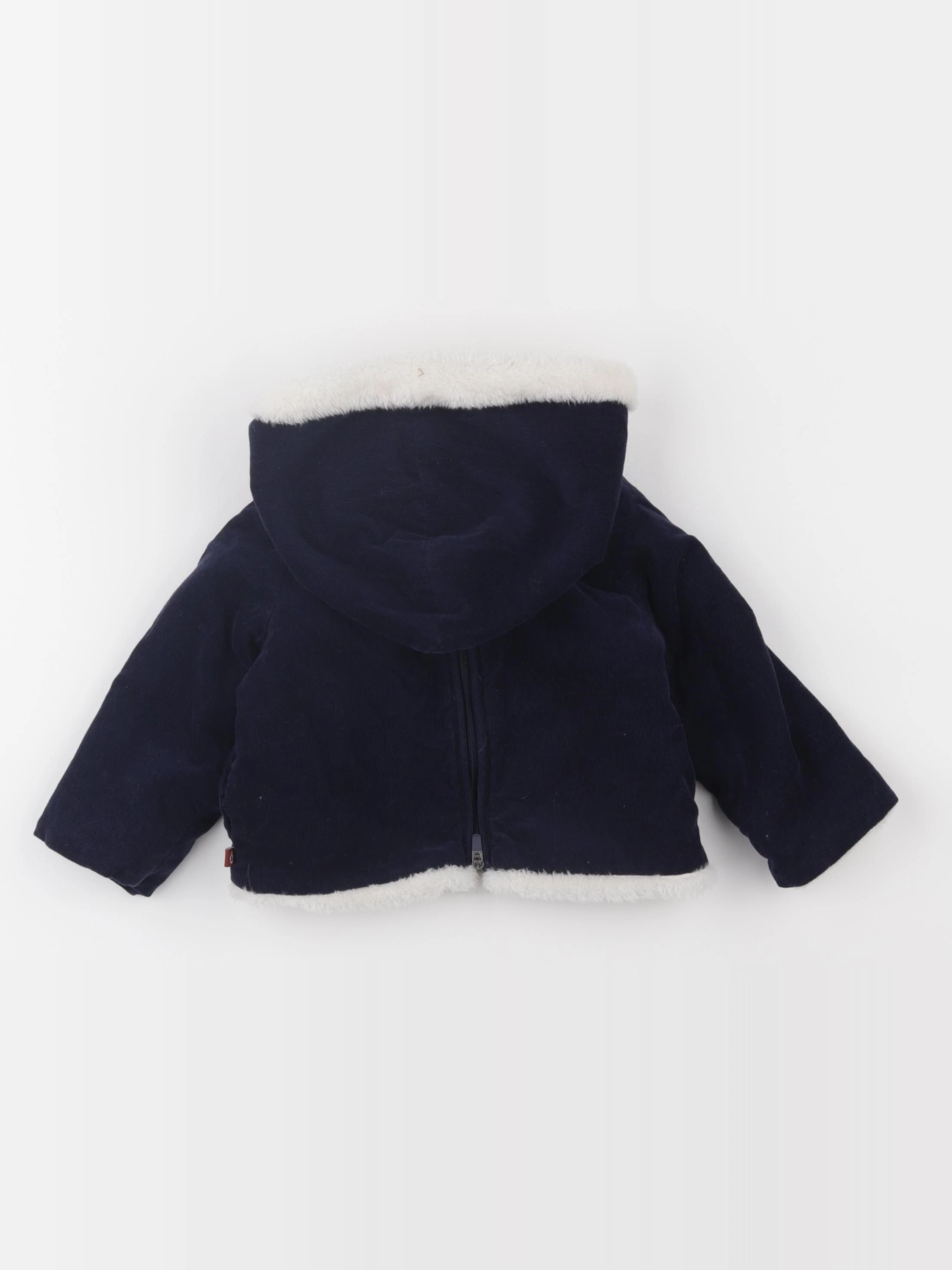 Cadet Rousselle - burnou bleu - 6 mois