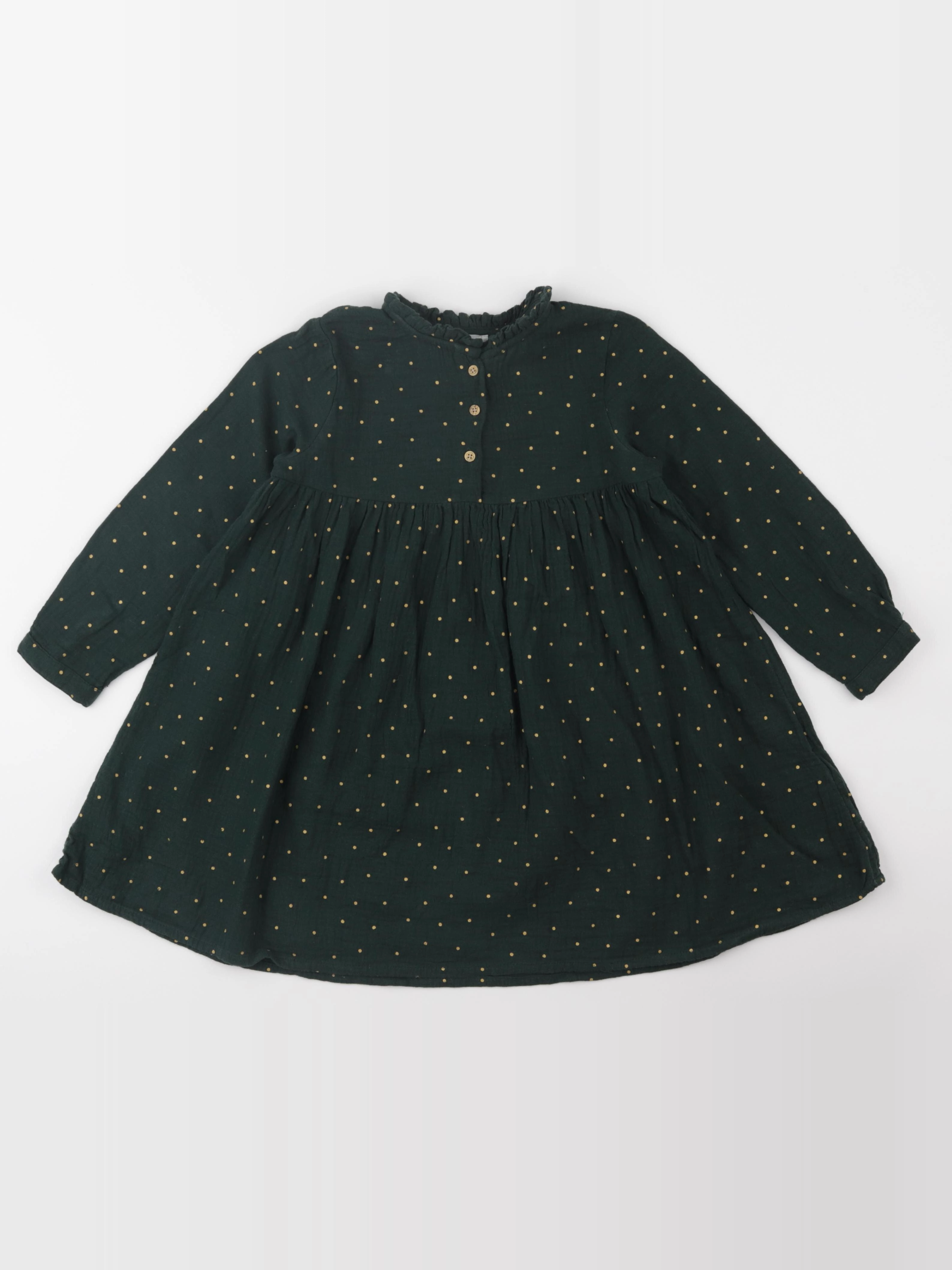 Vertbaudet - robe vert - 5 ans