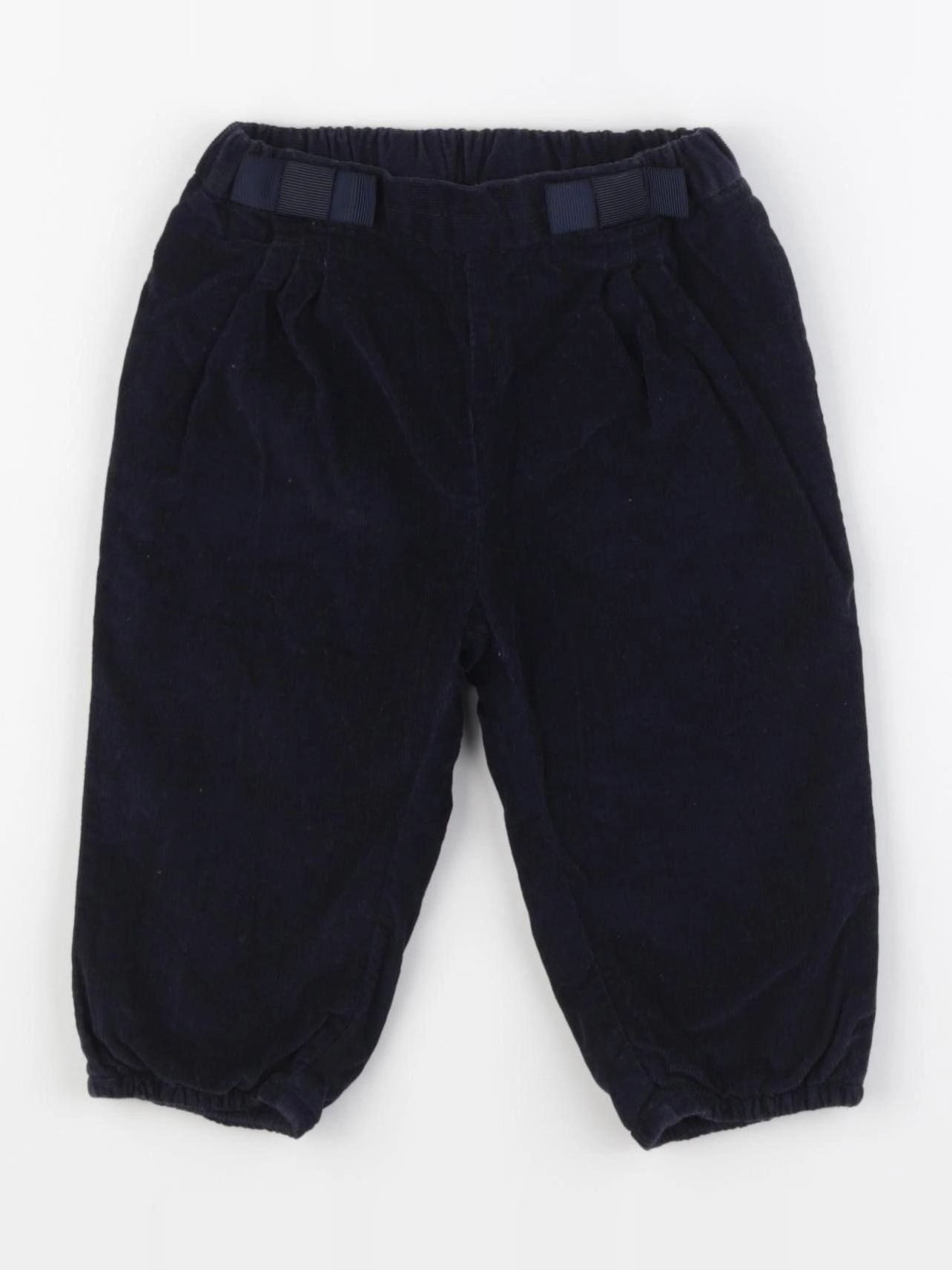 Jacadi - pantalon bleu - 12 mois