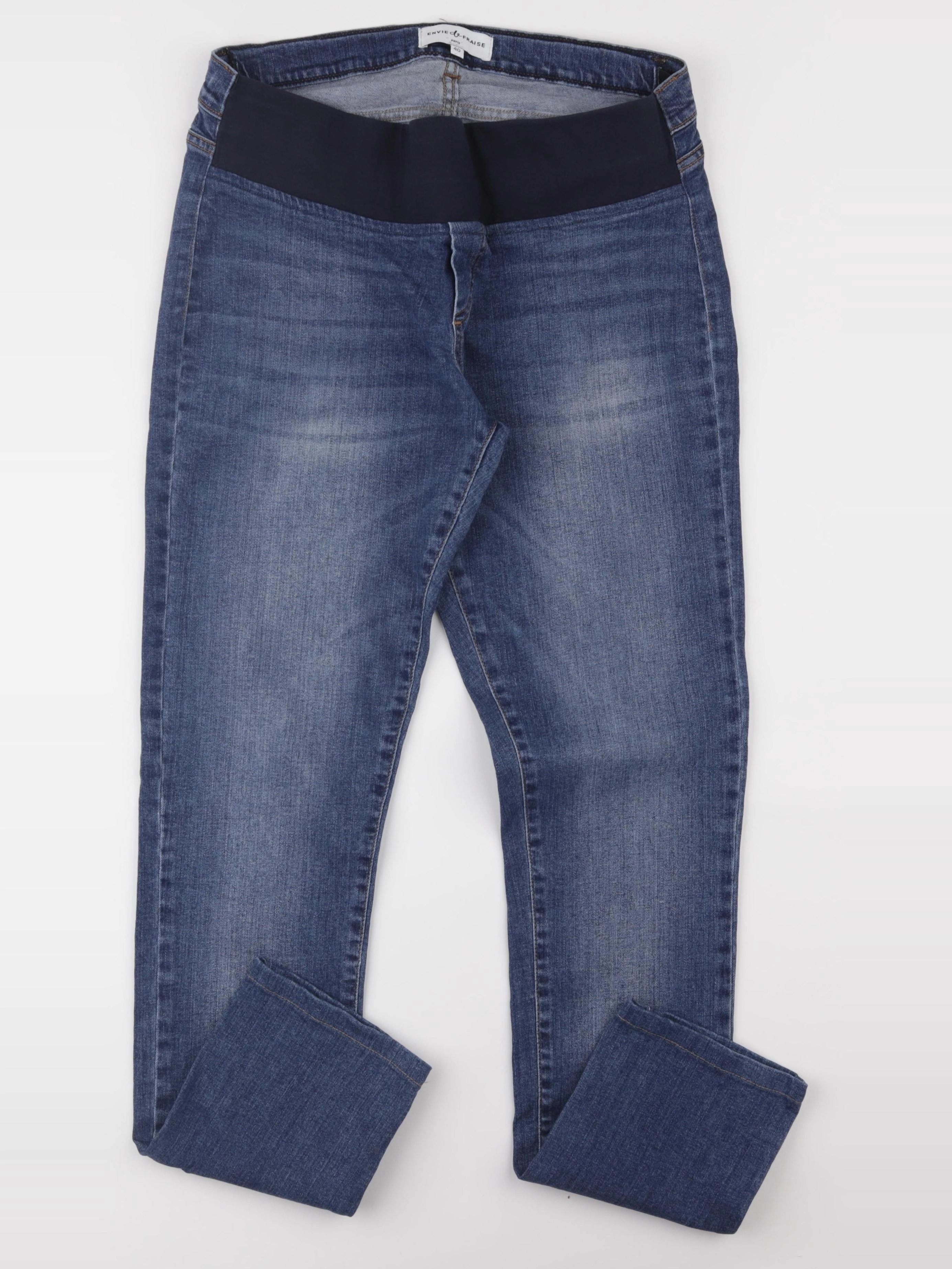 Envie de fraise - jean grossesse bleu - 40