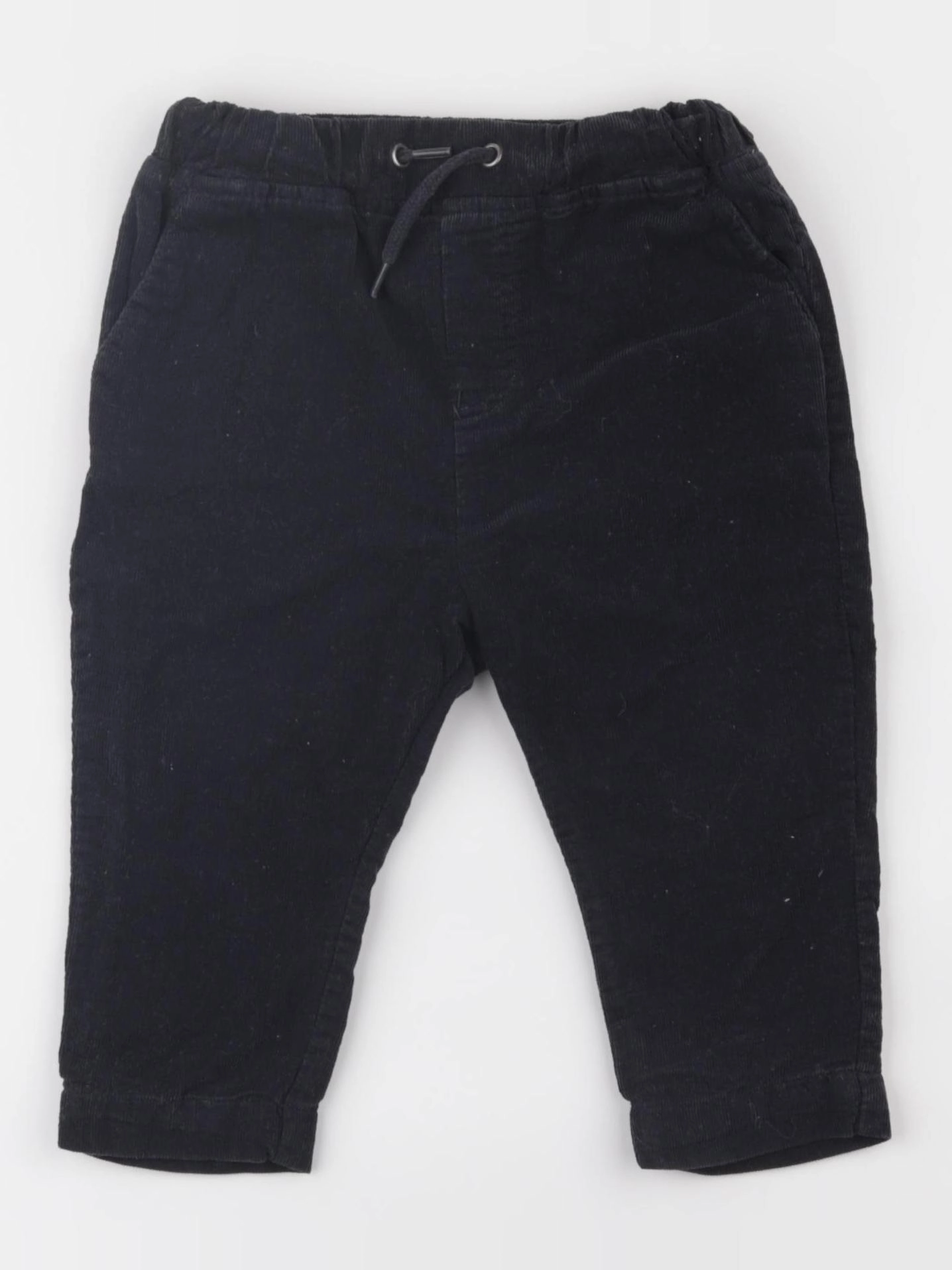 Vertbaudet - pantalon noir - 12 mois