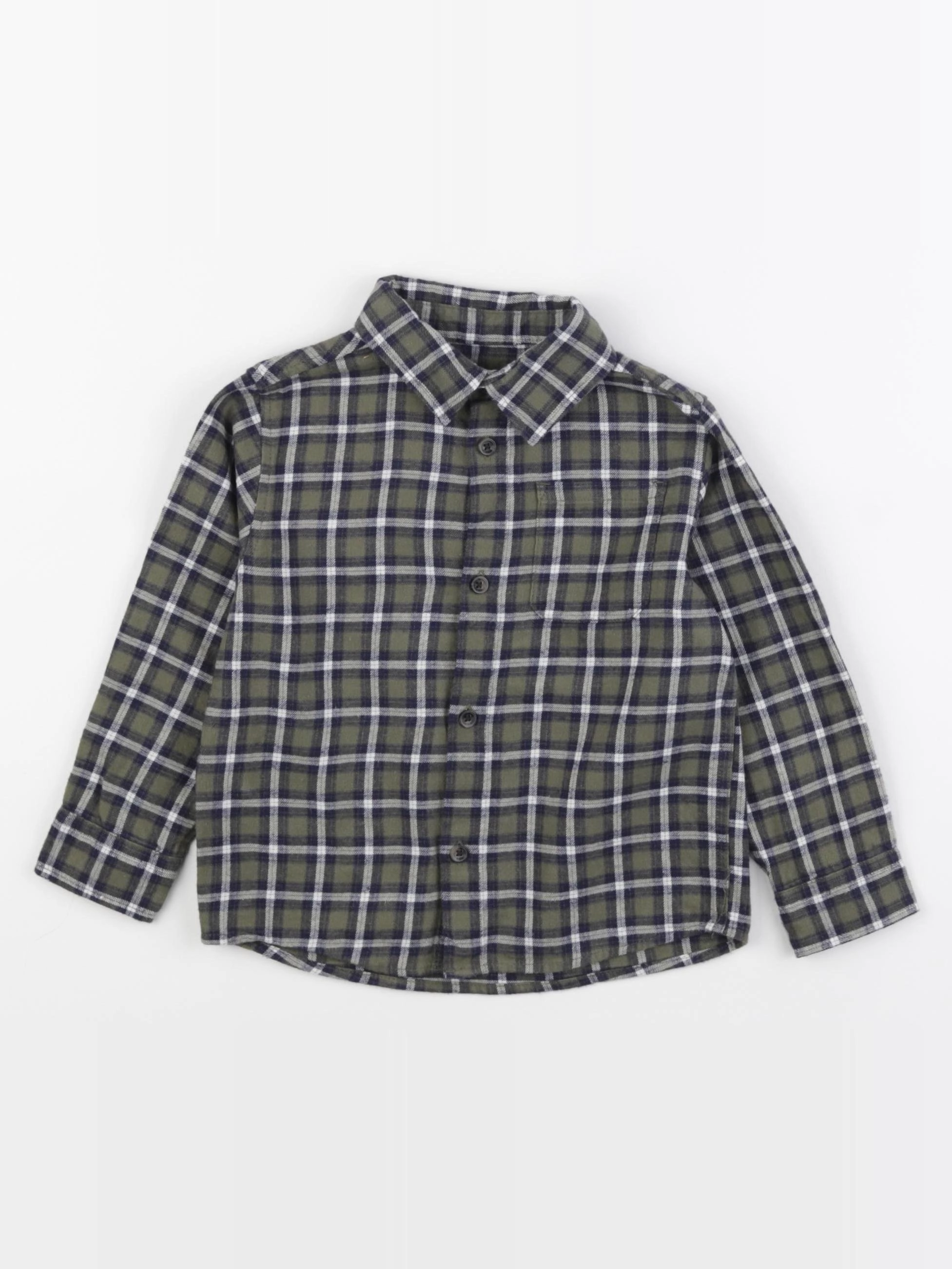 Mango - chemise vert - 2/3 ans