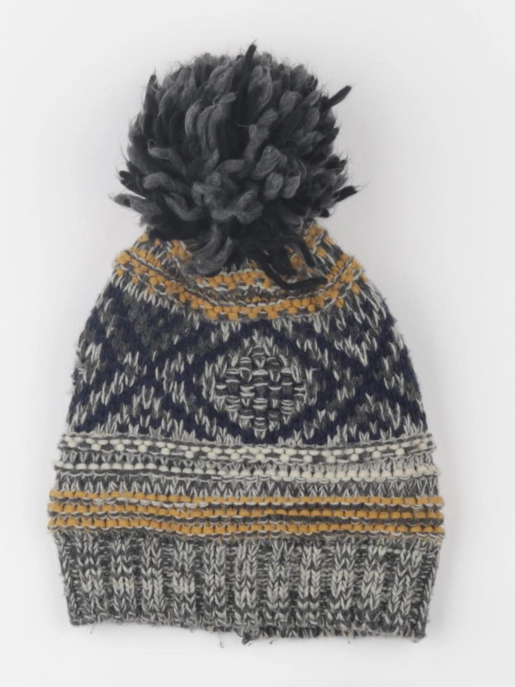Vertbaudet - ensemble bonnet/moufles gris, bleu - 2/3 ans
