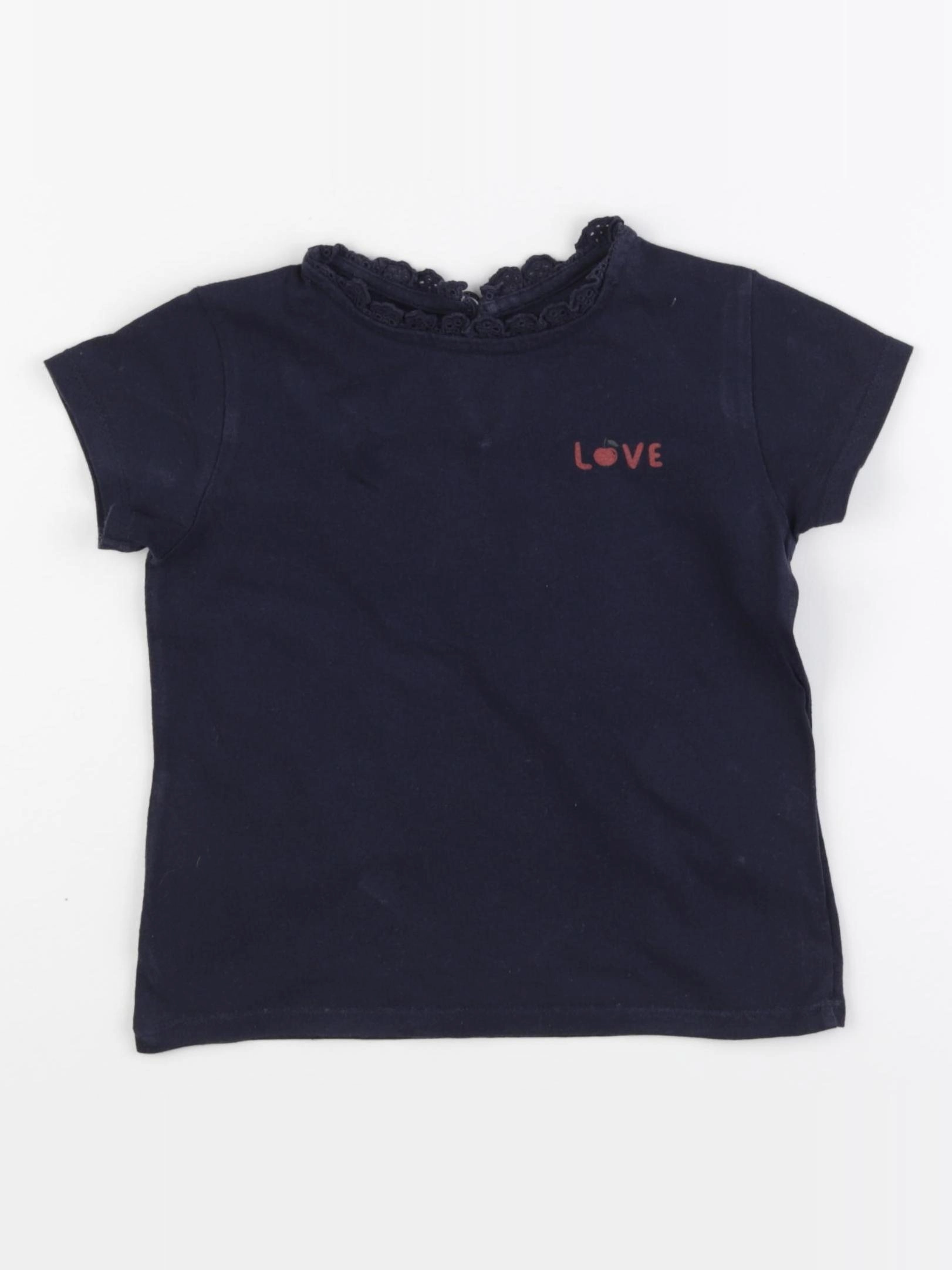 Vertbaudet - tee-shirt bleu - 4 ans