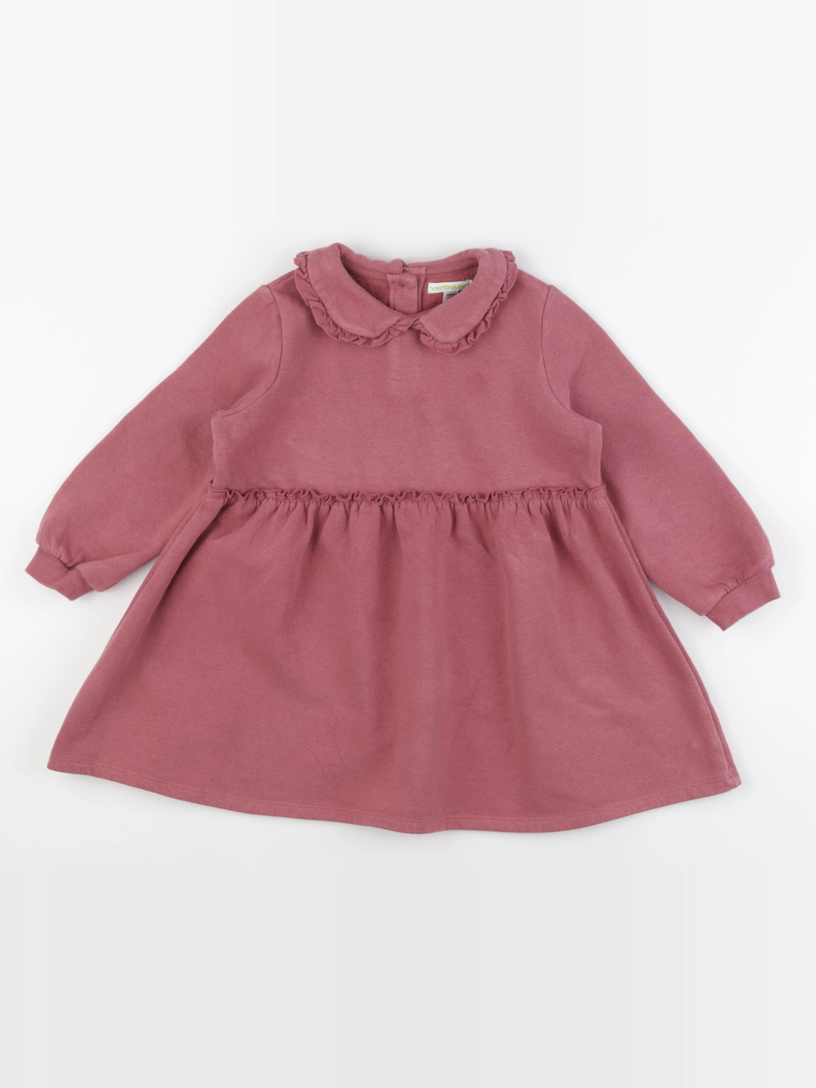 Vertbaudet - robe rose - 4 ans