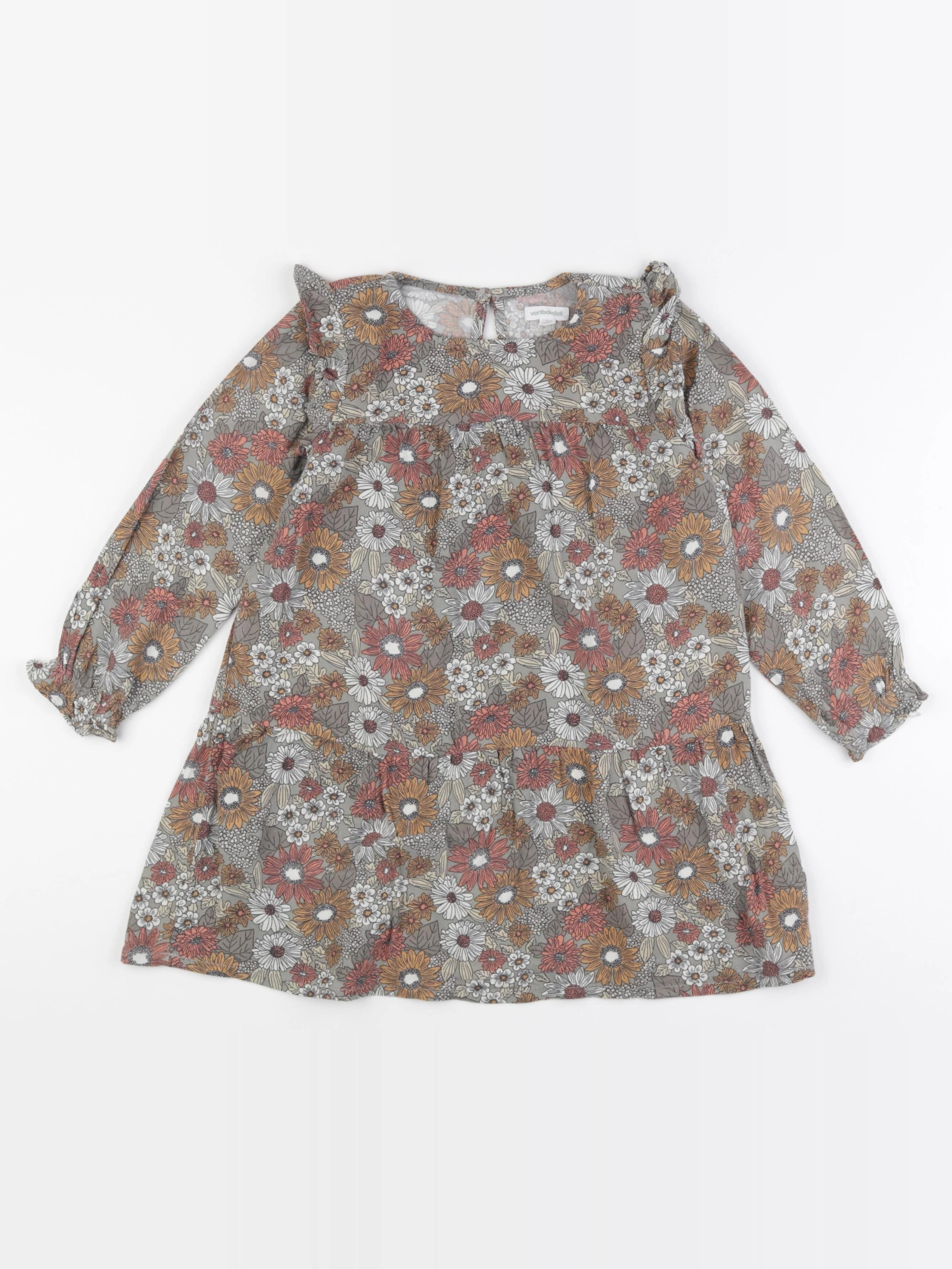 Vertbaudet - robe vert - 5 ans