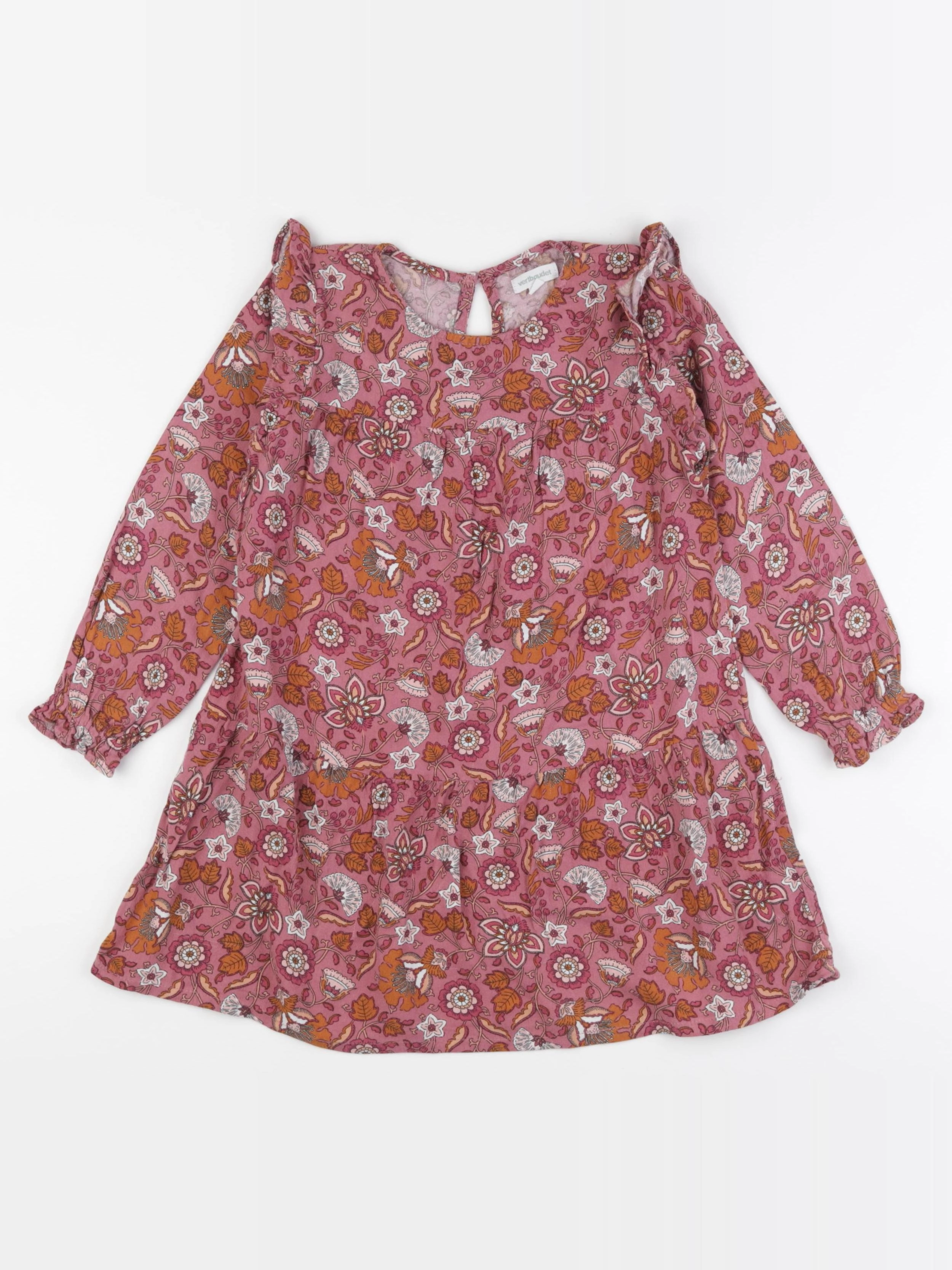 Vertbaudet - robe rose - 5 ans