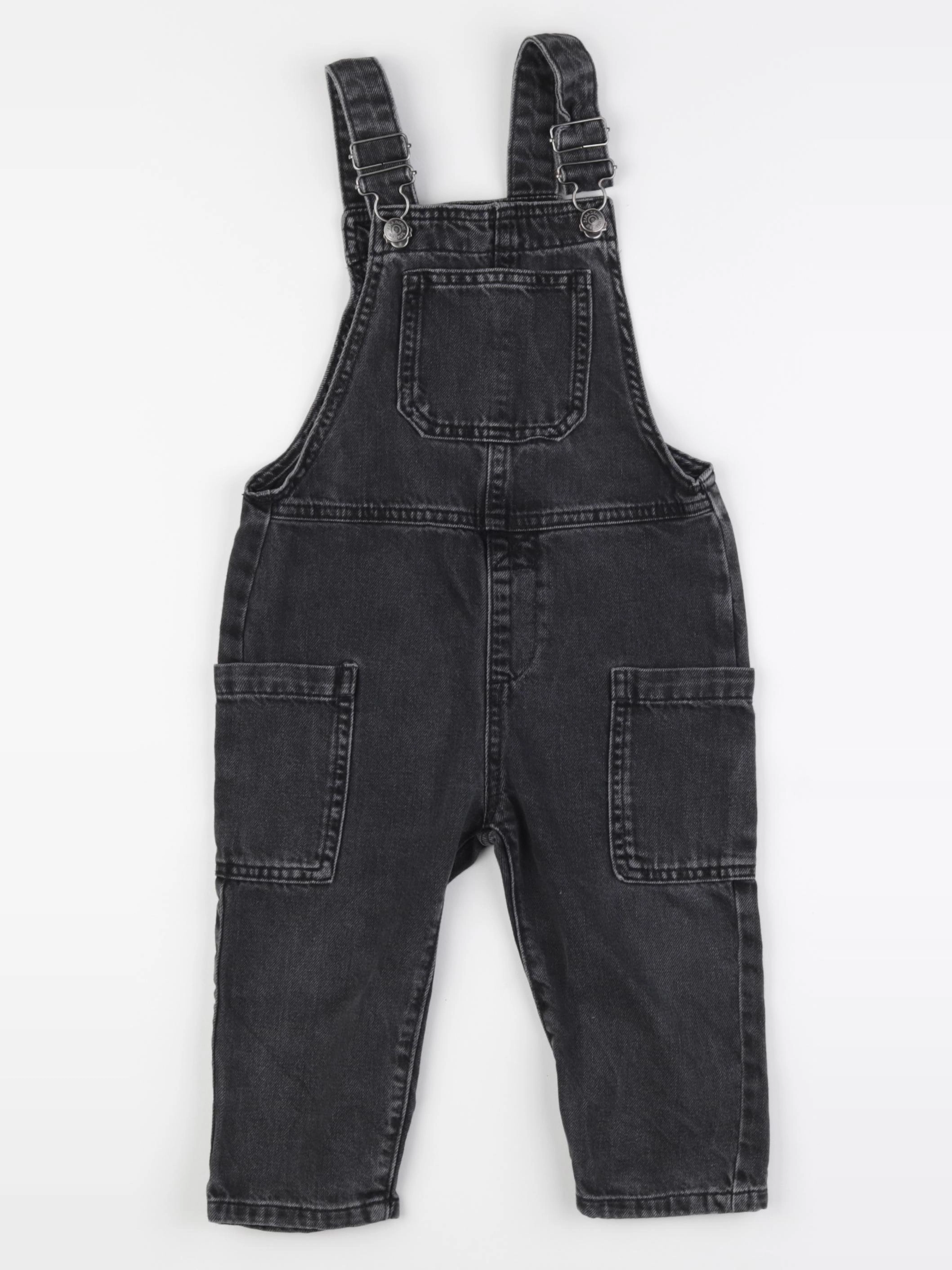 Zara - salopette noir - 18/24 mois
