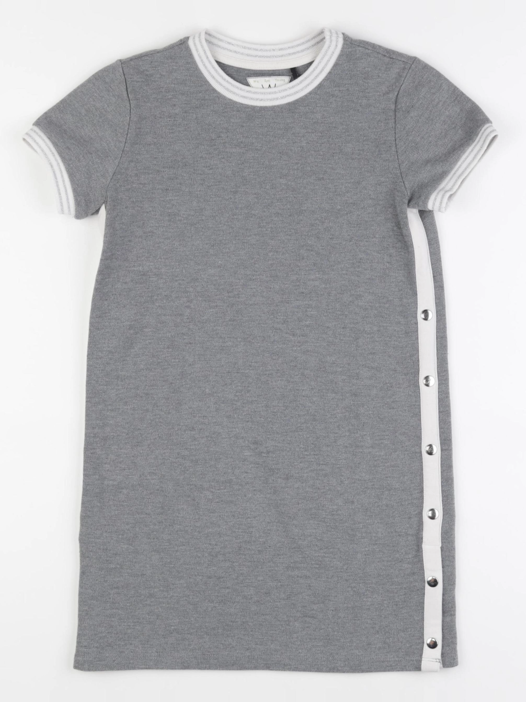 IKKS - robe gris - 10 ans