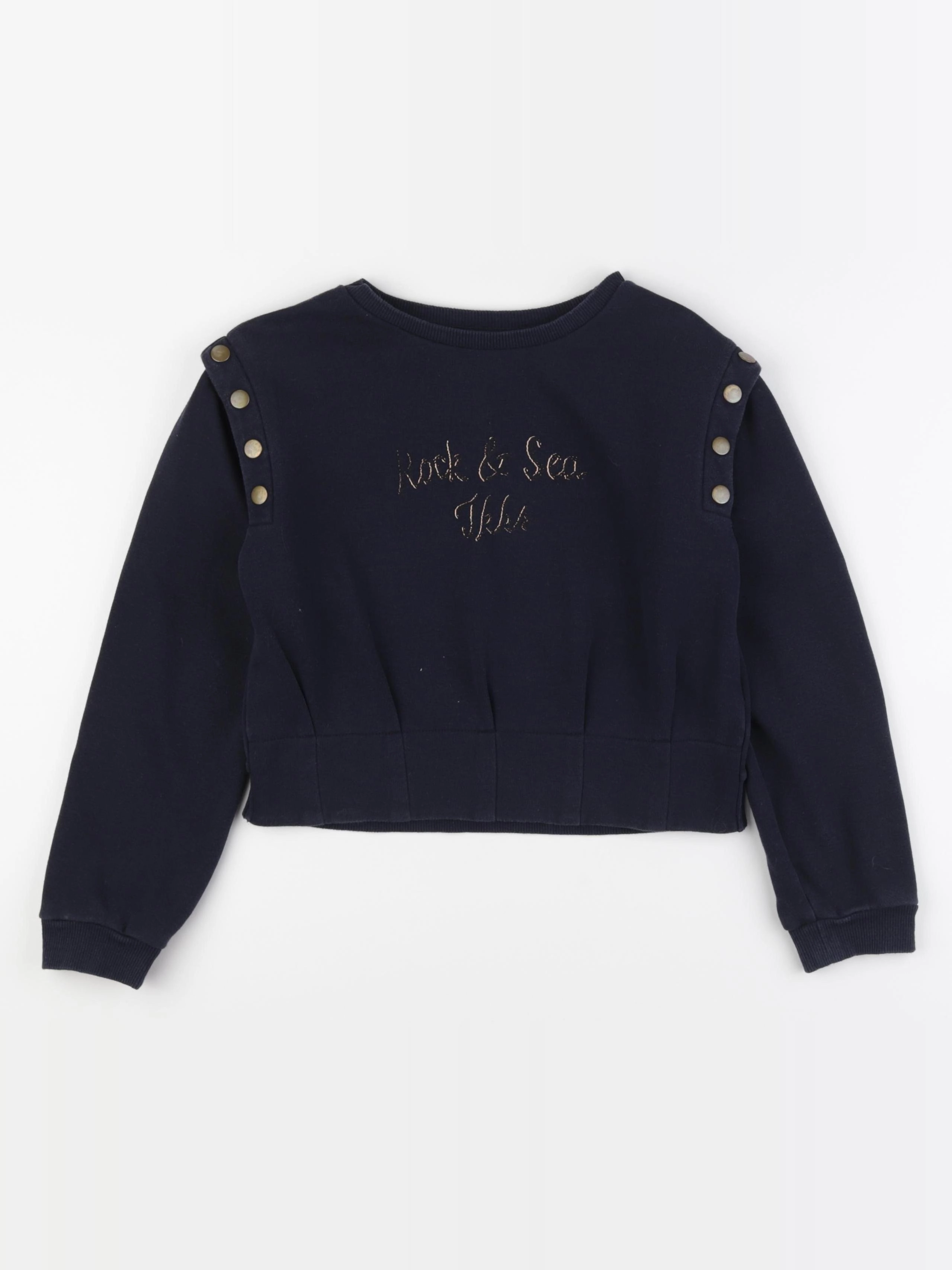 IKKS - sweat bleu - 10 ans