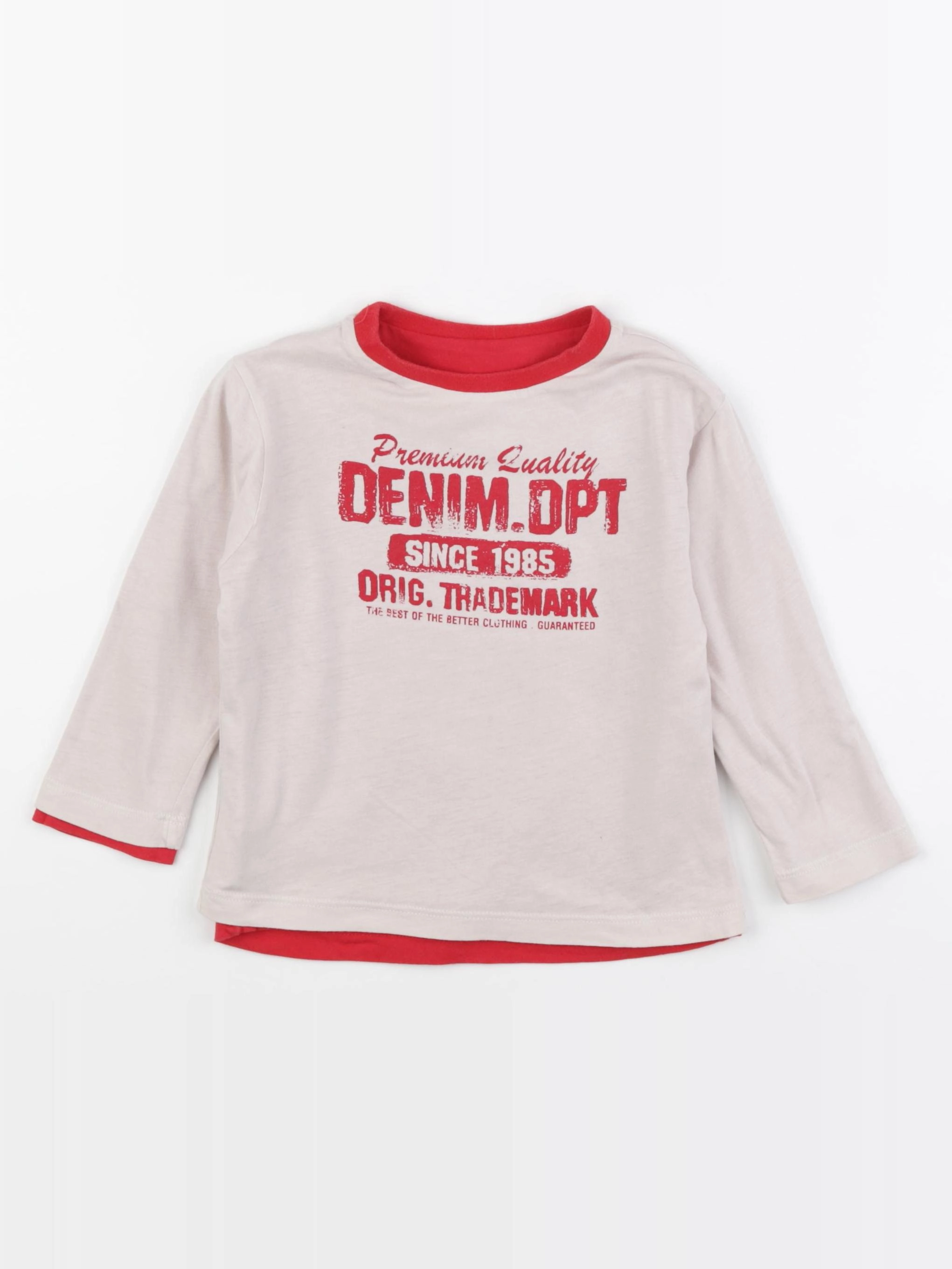 Okaidi - tee-shirt rouge - 3 ans