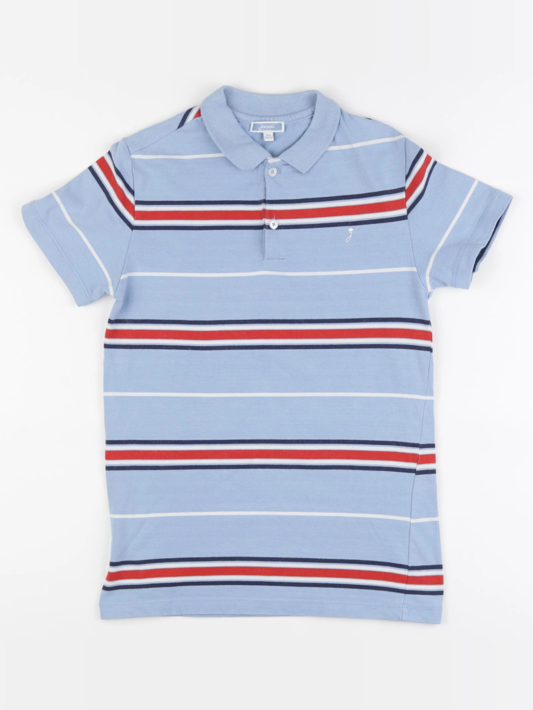Jacadi - polo bleu - 12 ans