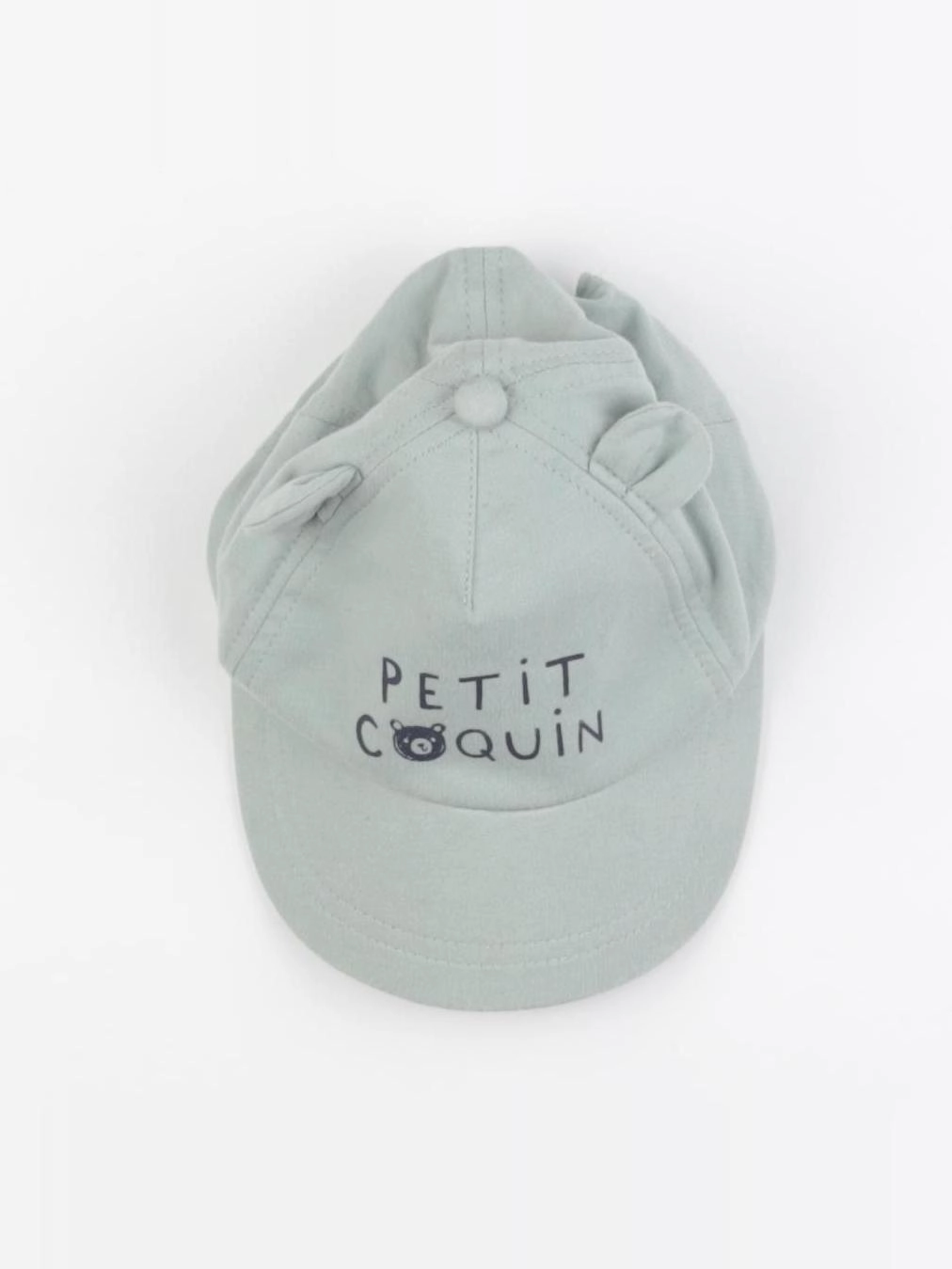 Vertbaudet - casquette vert - 12/18 mois