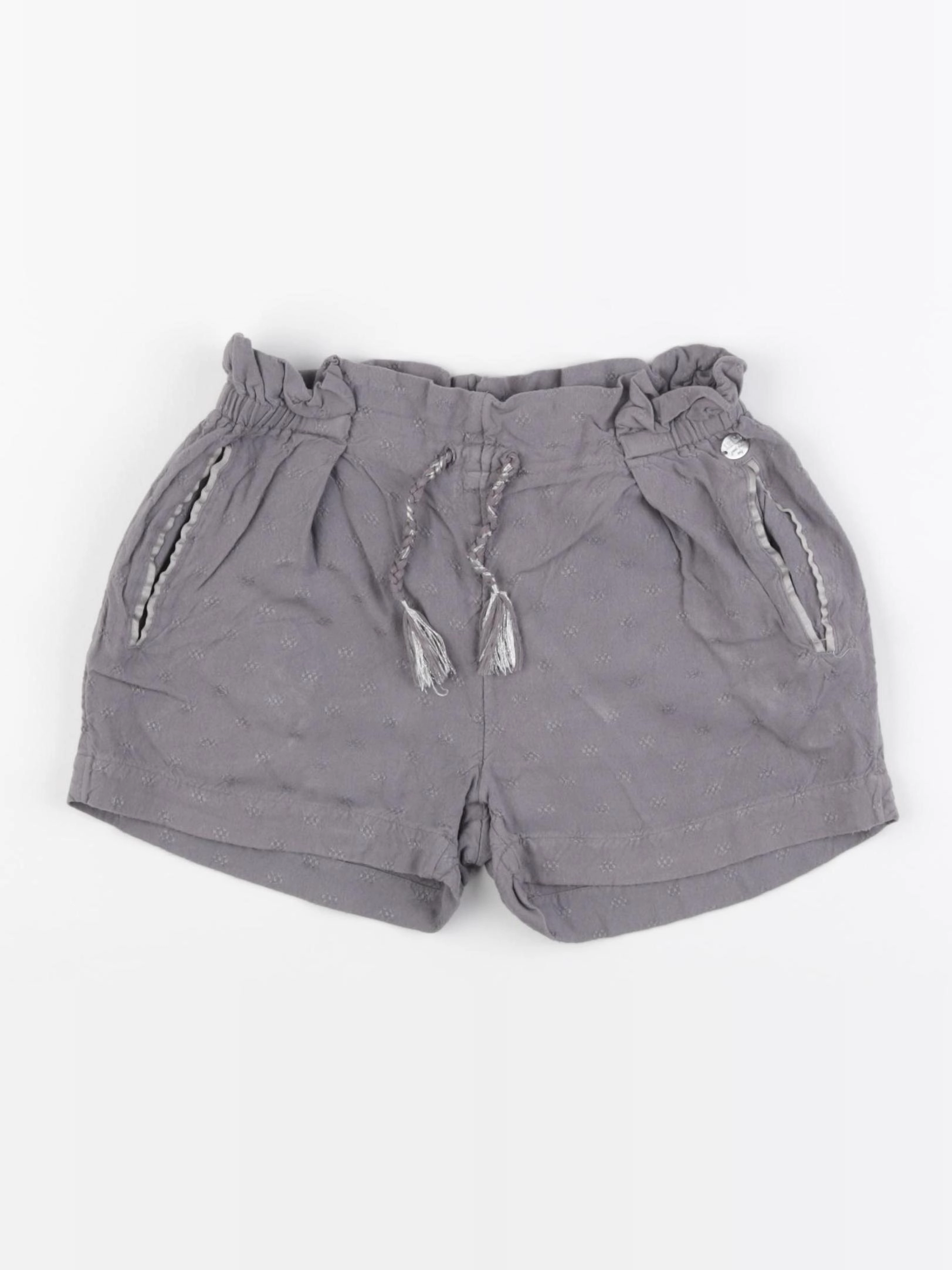 IKKS - short gris - 8 ans