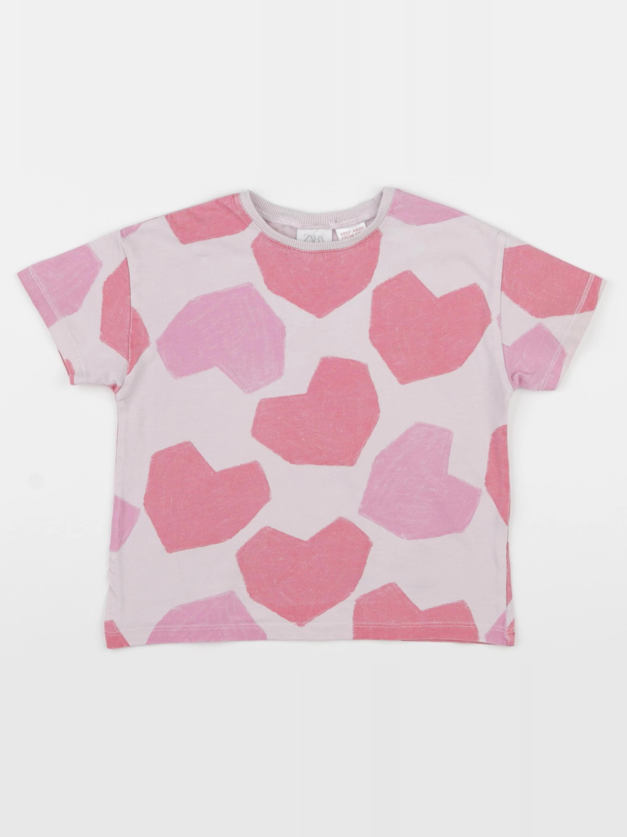 Zara - tee-shirt rose - 4 ans