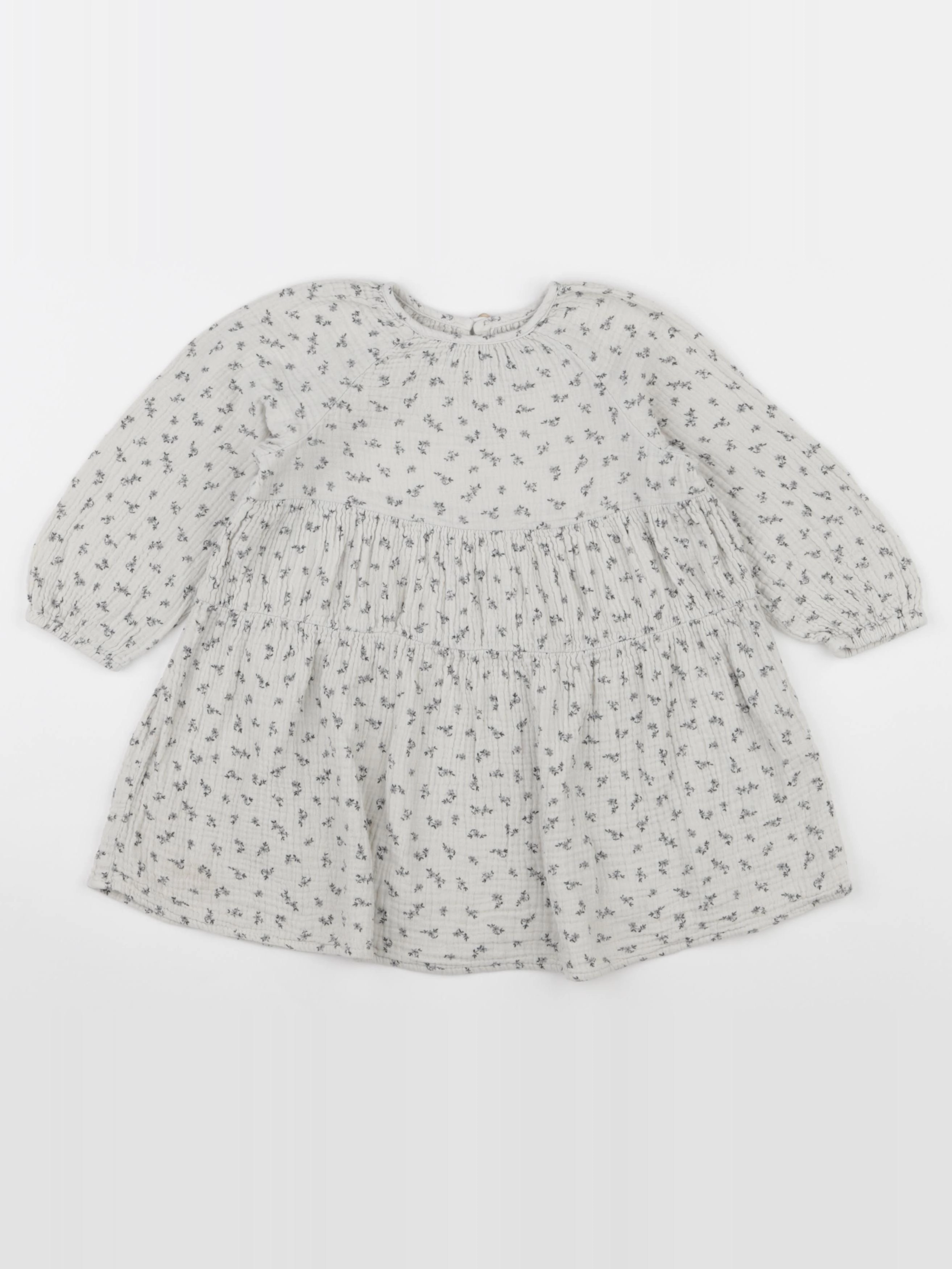 Zara - robe gris - 2/3 ans