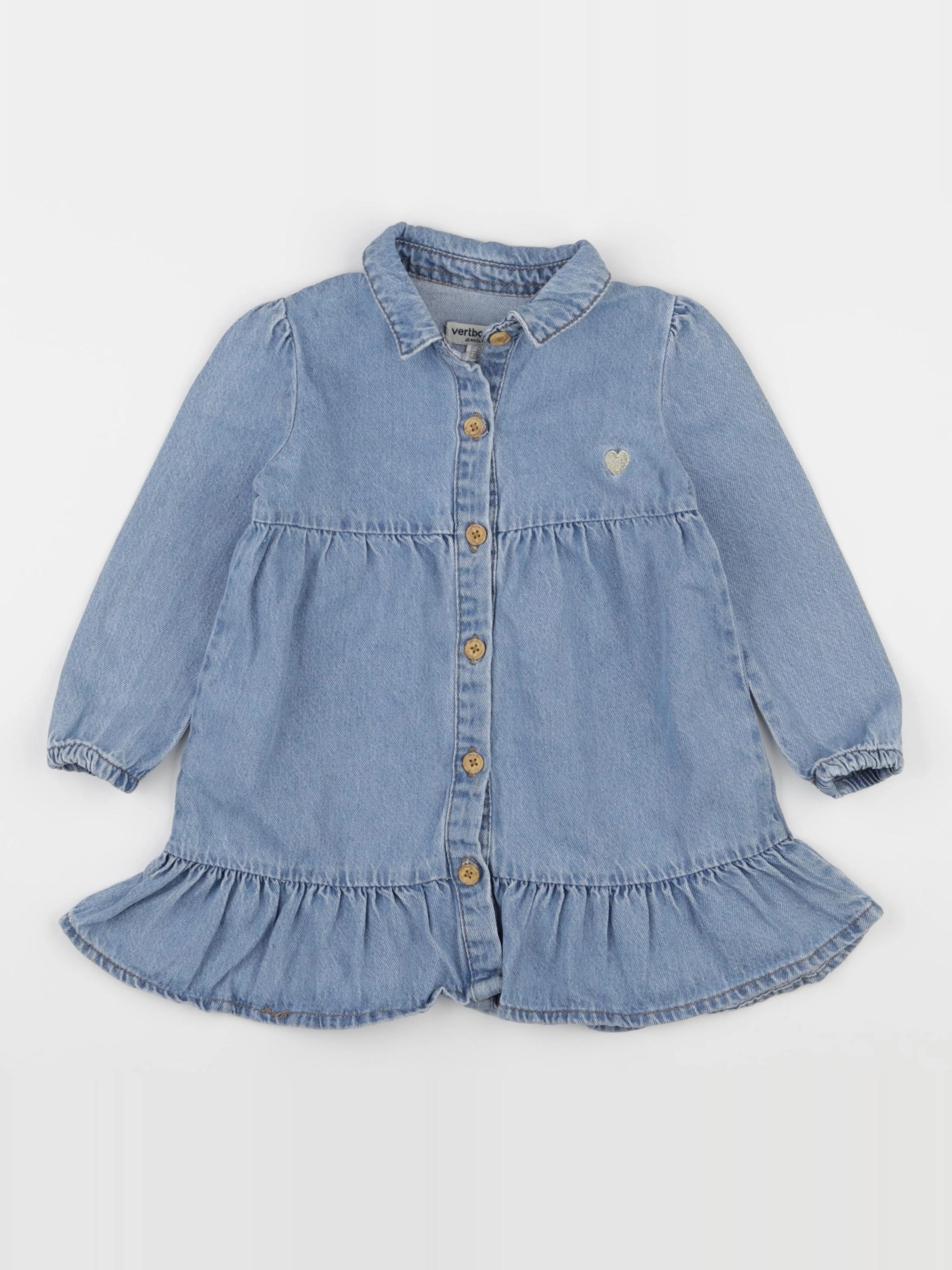 Vertbaudet - robe bleu - 3 ans