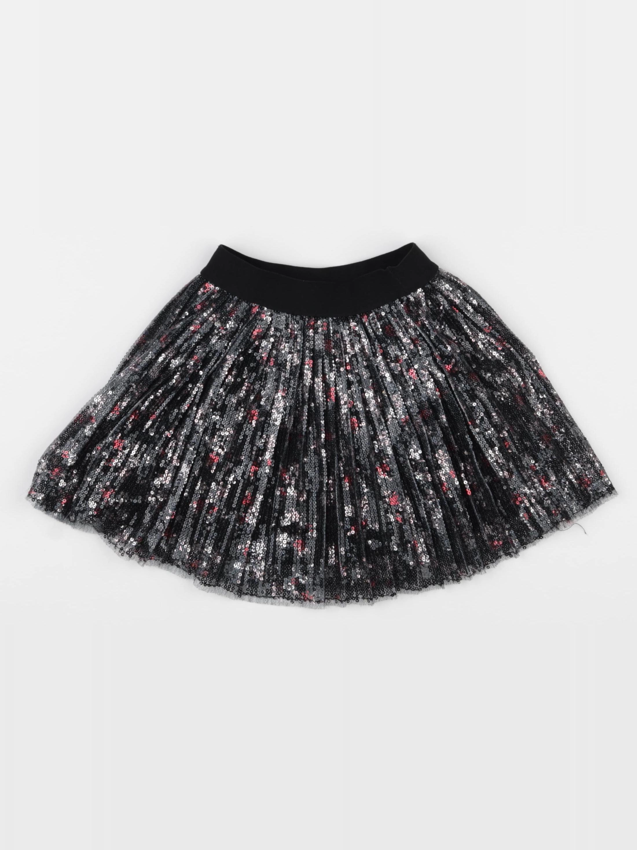 Tape à l'oeil - jupe argent, noir - 3 ans
