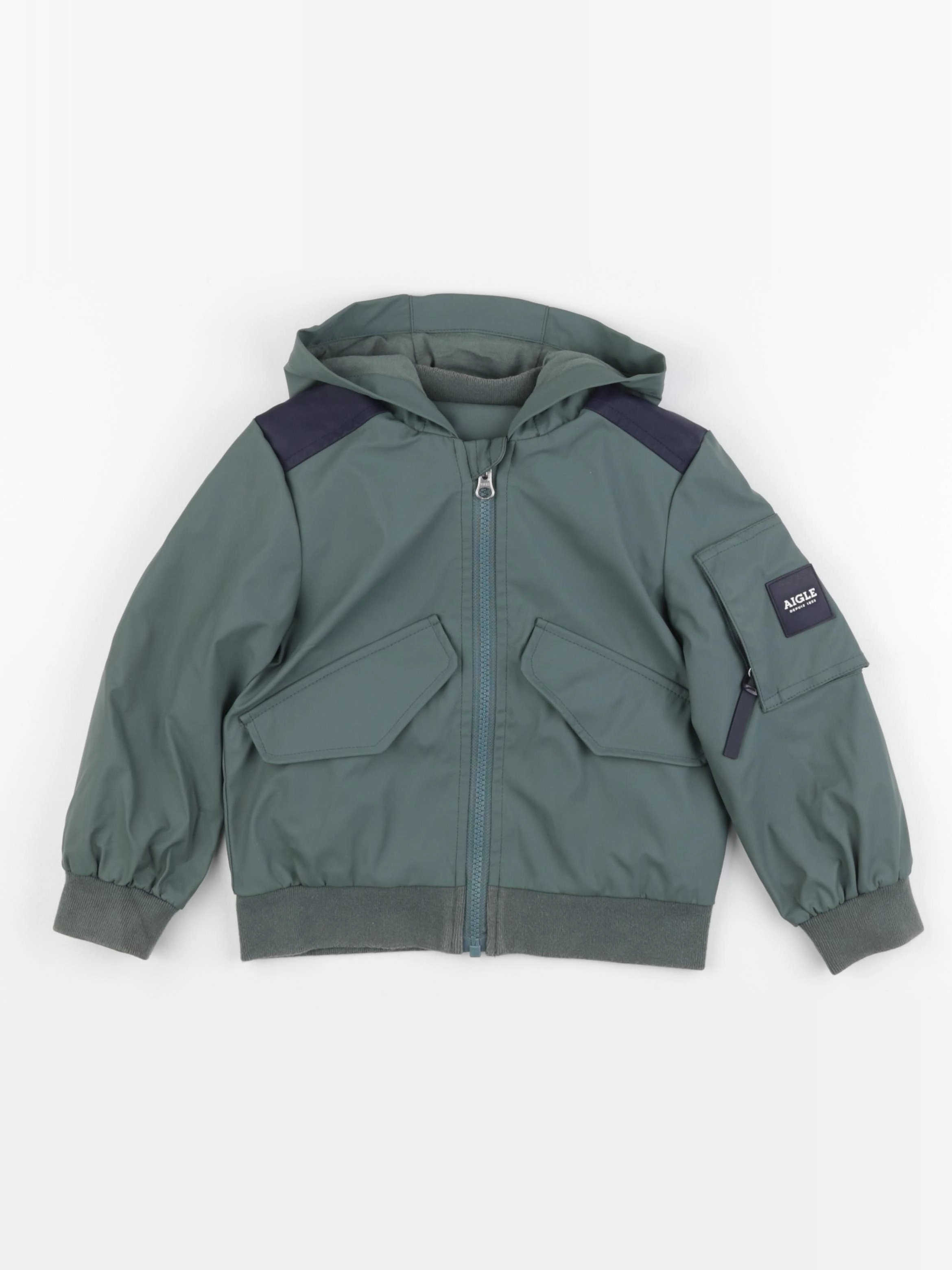 Aigle - imperméable vert - 4 ans