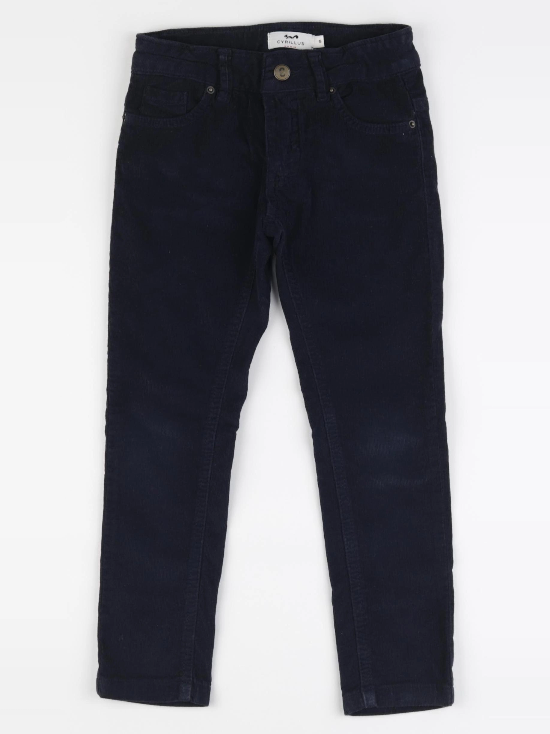 Cyrillus - pantalon bleu - 5 ans