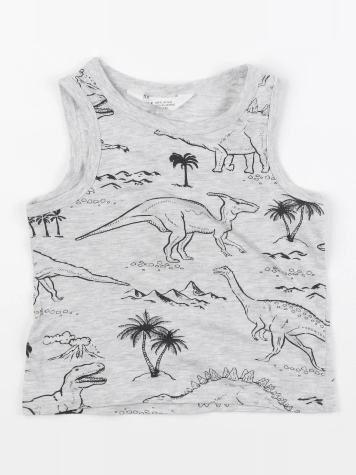 H&M - débardeur gris - 18/24 mois