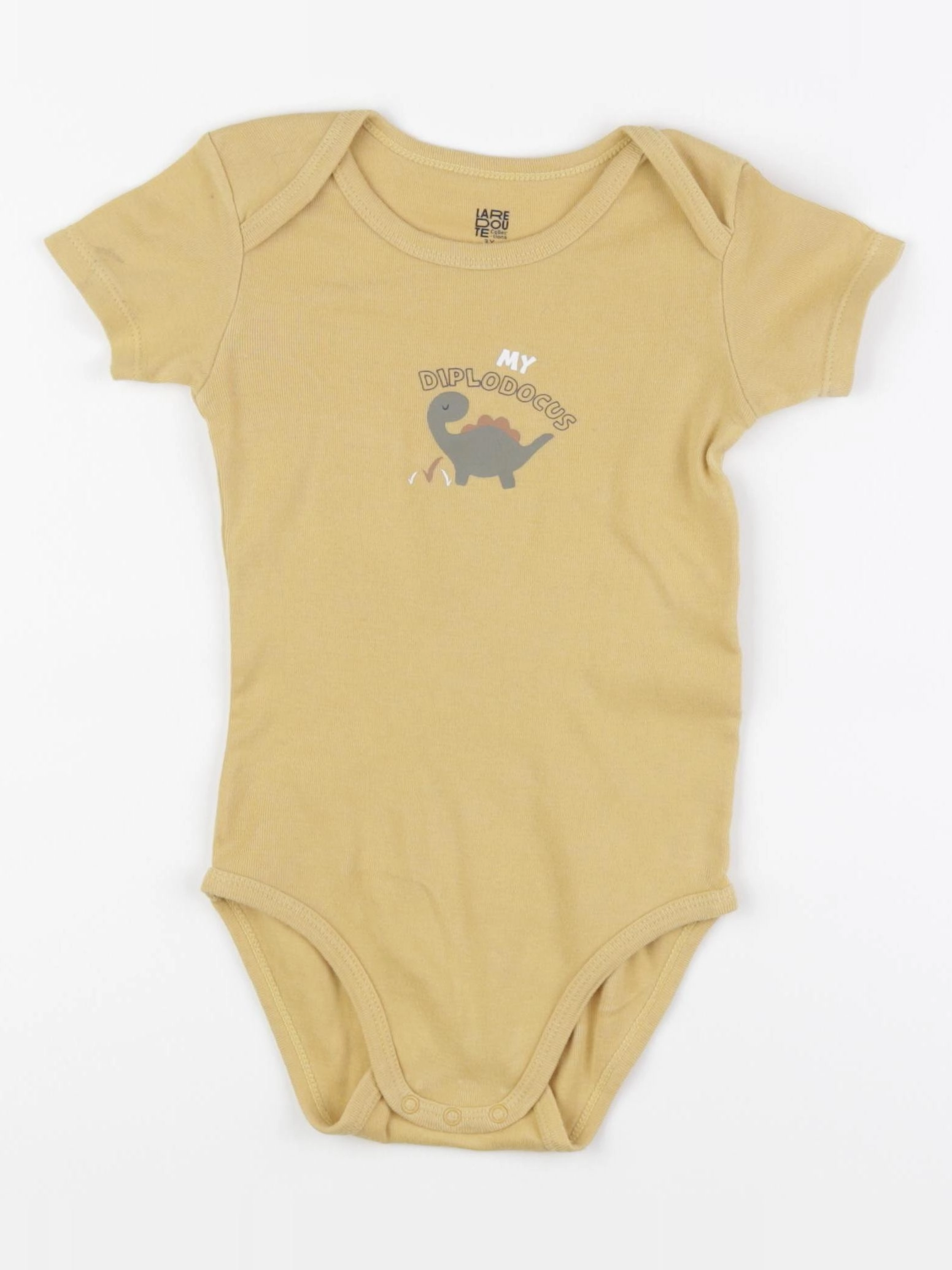 La Redoute - body jaune - 3 ans