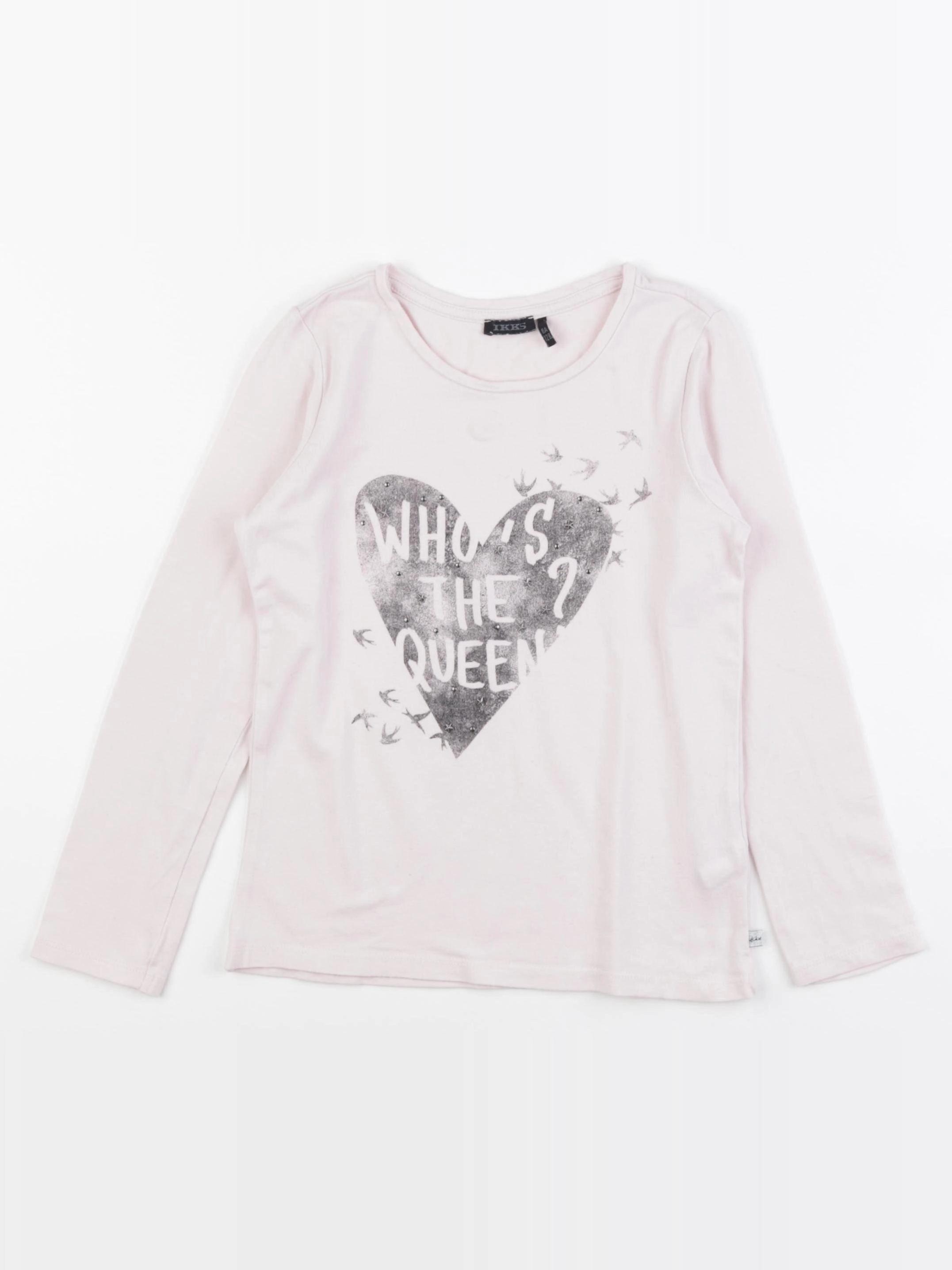 IKKS - tee-shirt rose - 8 ans