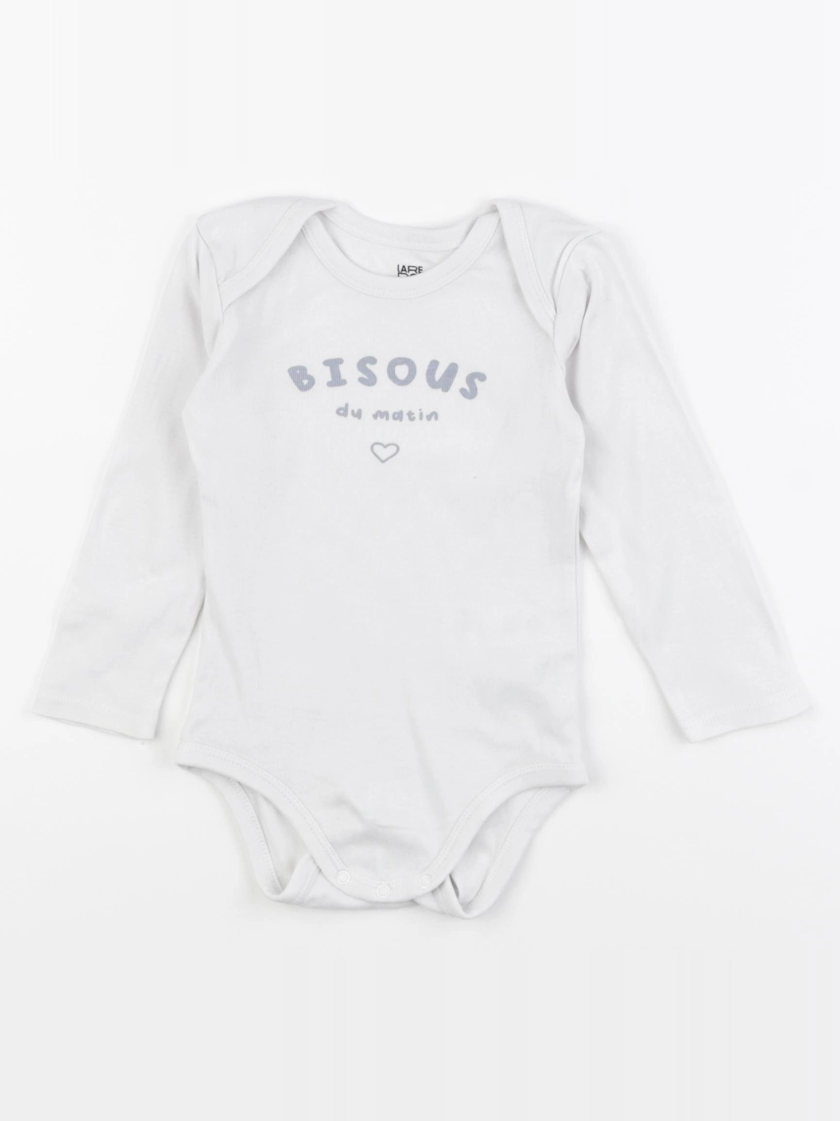 La Redoute - body blanc - 2 ans