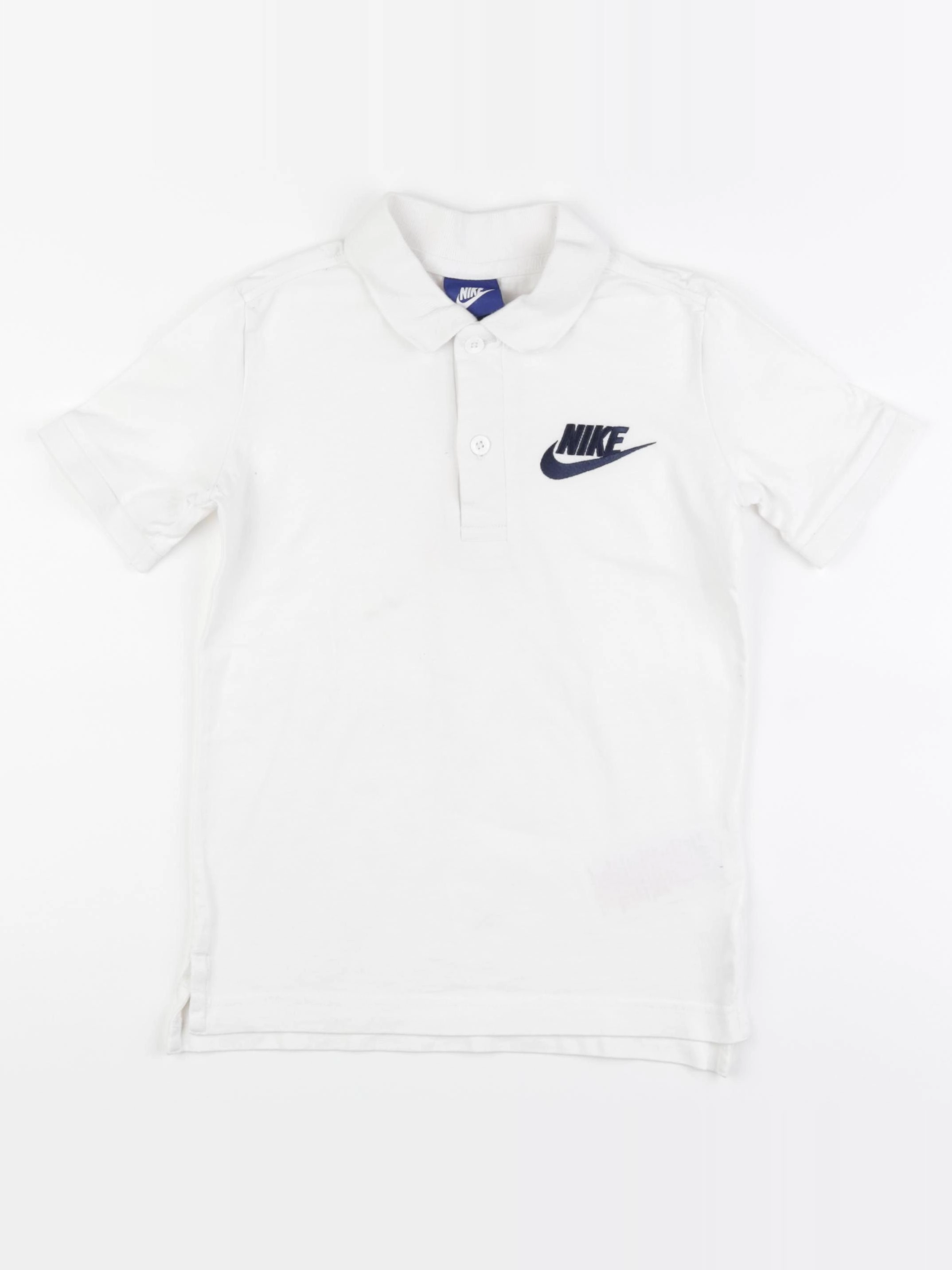 Nike - polo blanc - 6/8 ans