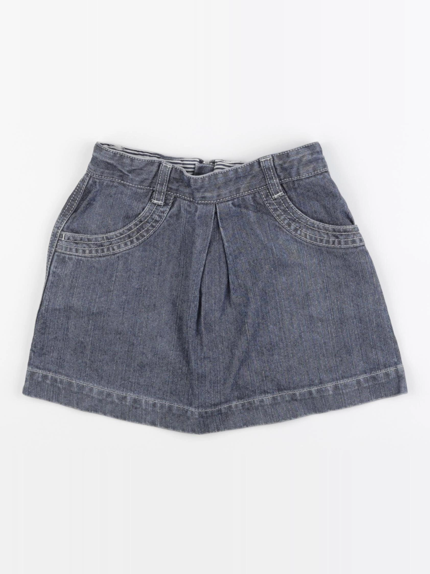 Petit Bateau - jupe bleu - 6 ans