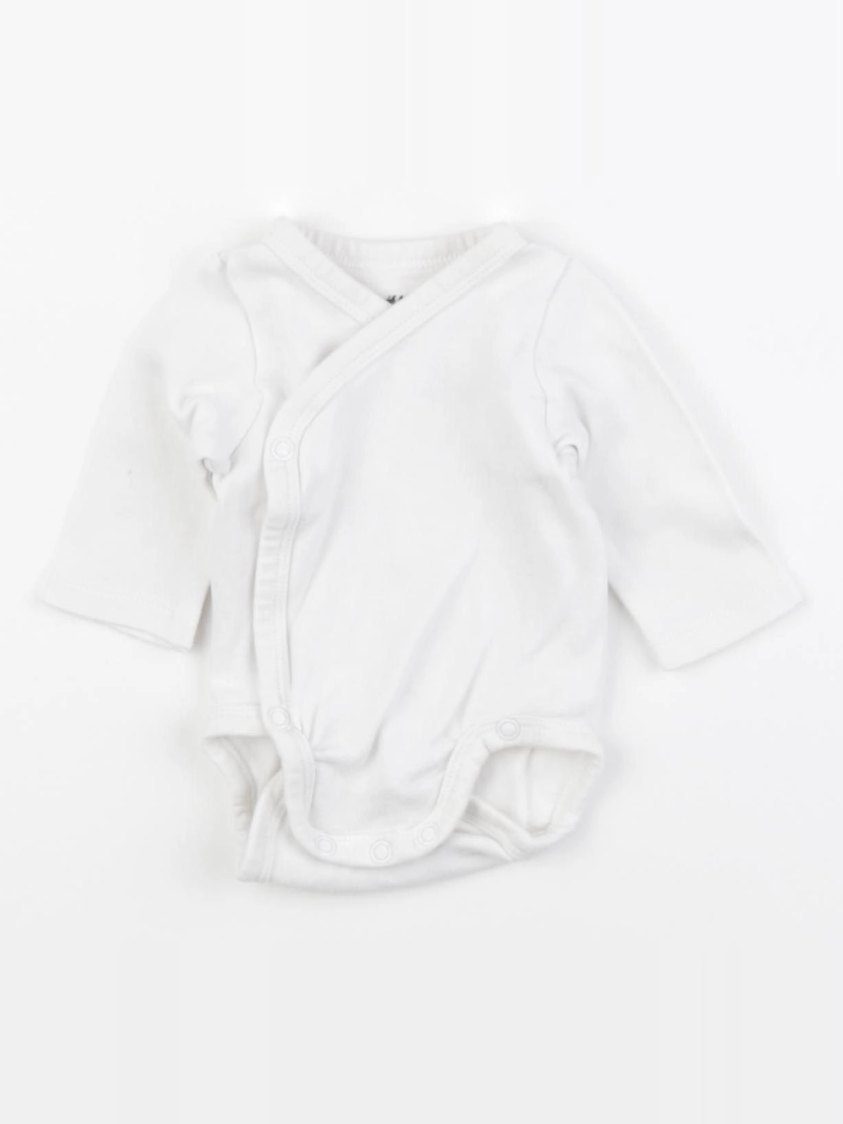 H&M - body blanc - 0 mois