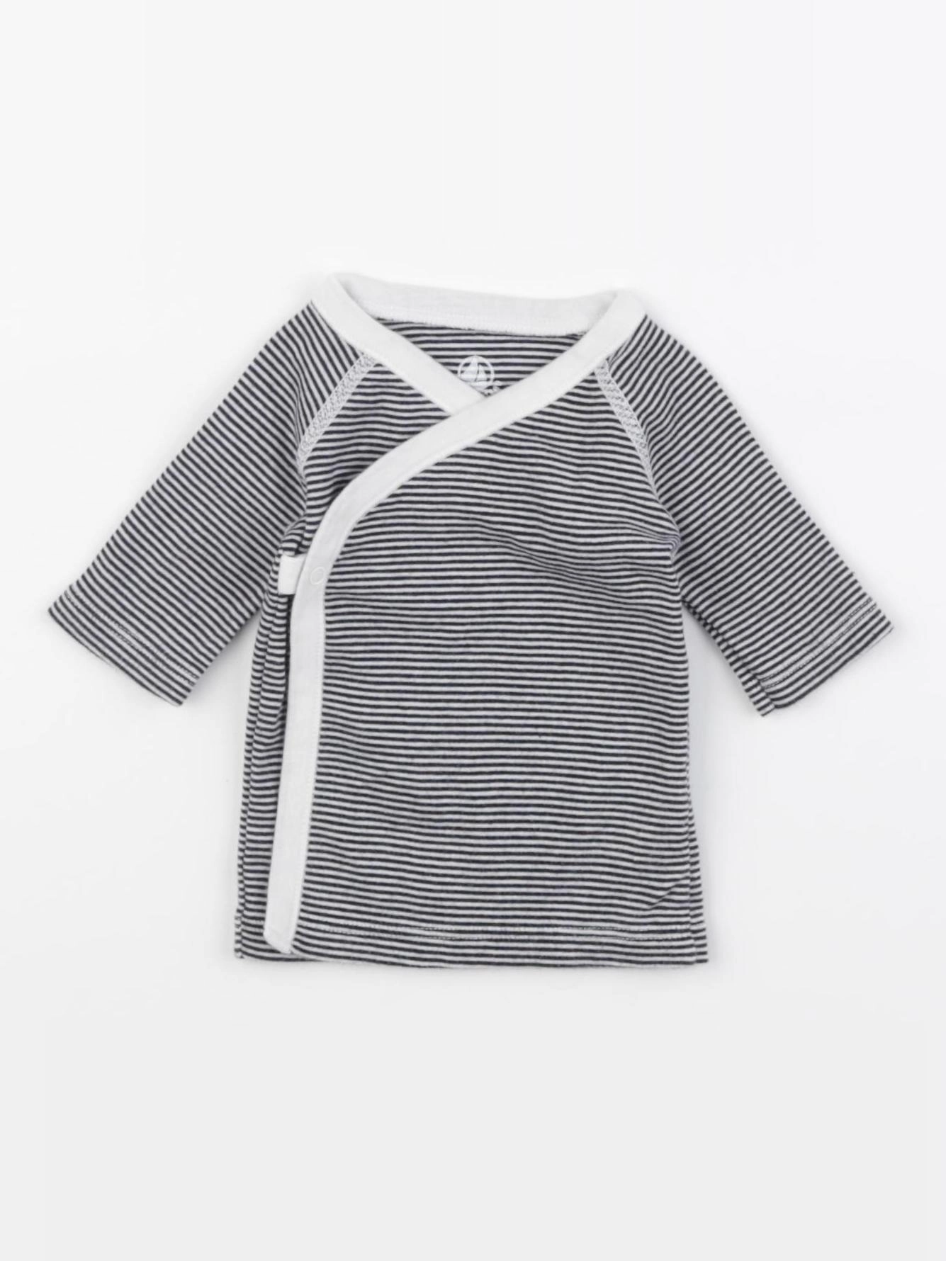 Petit Bateau - tee-shirt bleu - 1 mois