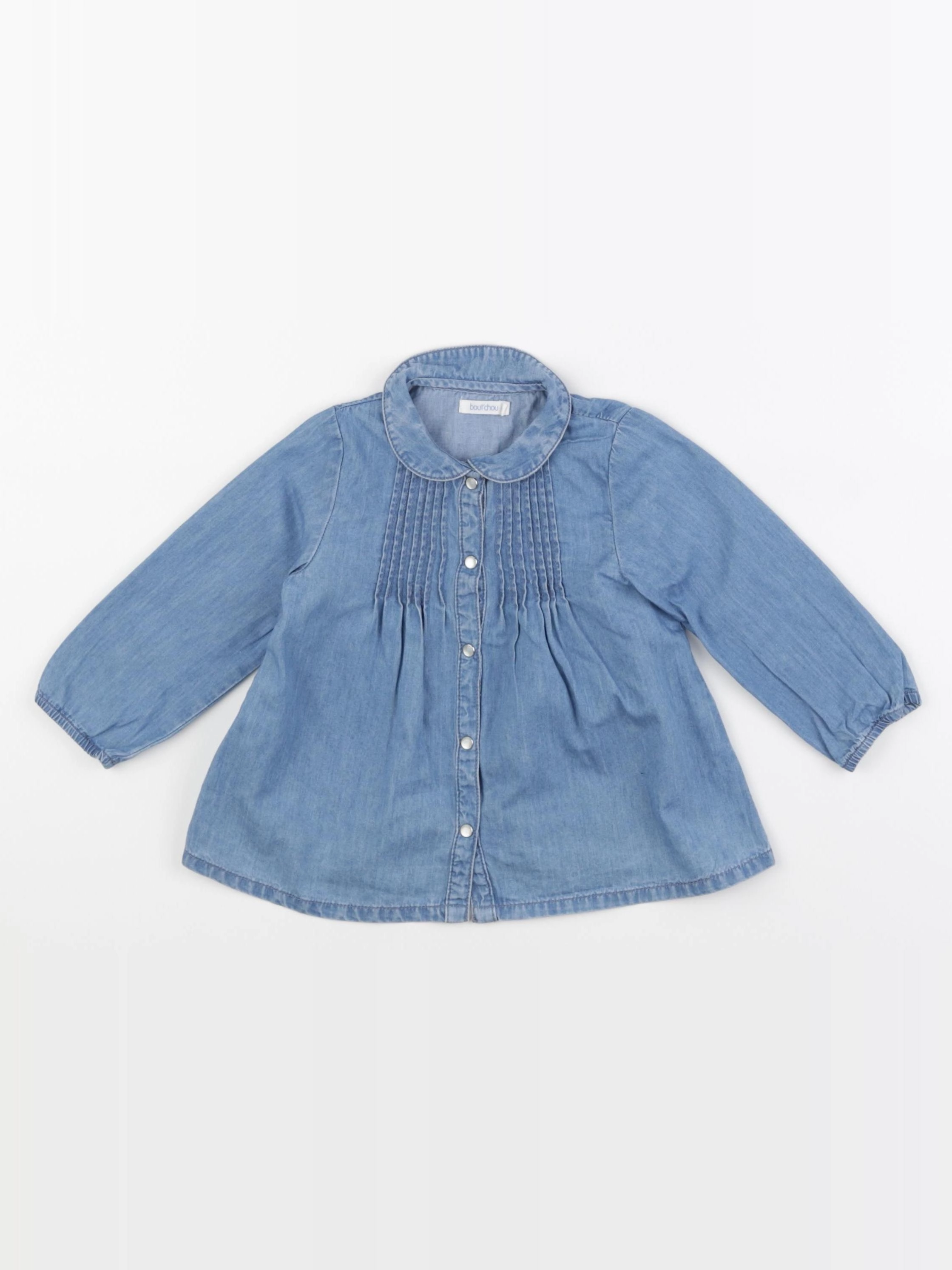 Boutchou - blouse bleu - 18 mois