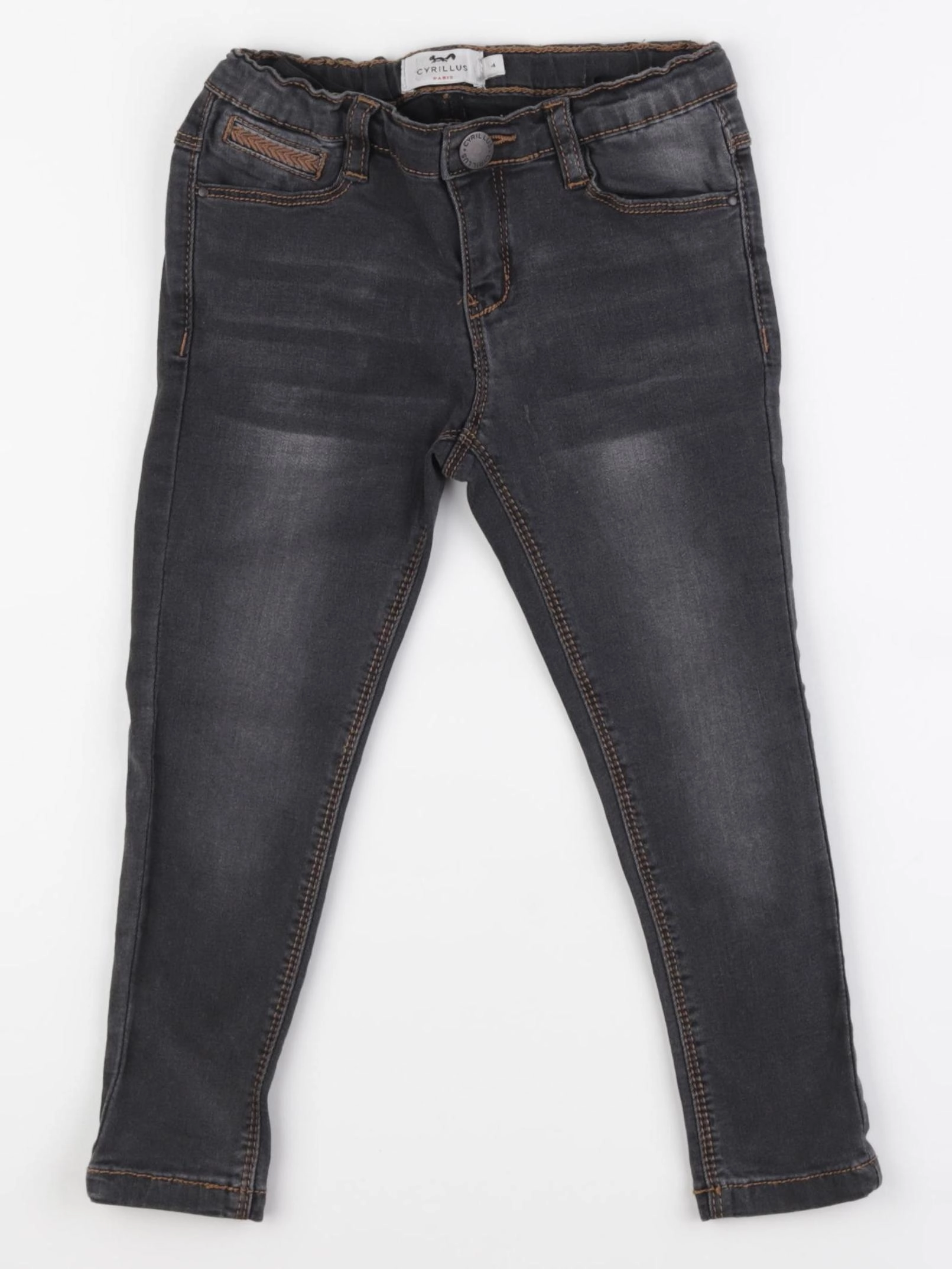 Cyrillus - jean gris - 4 ans