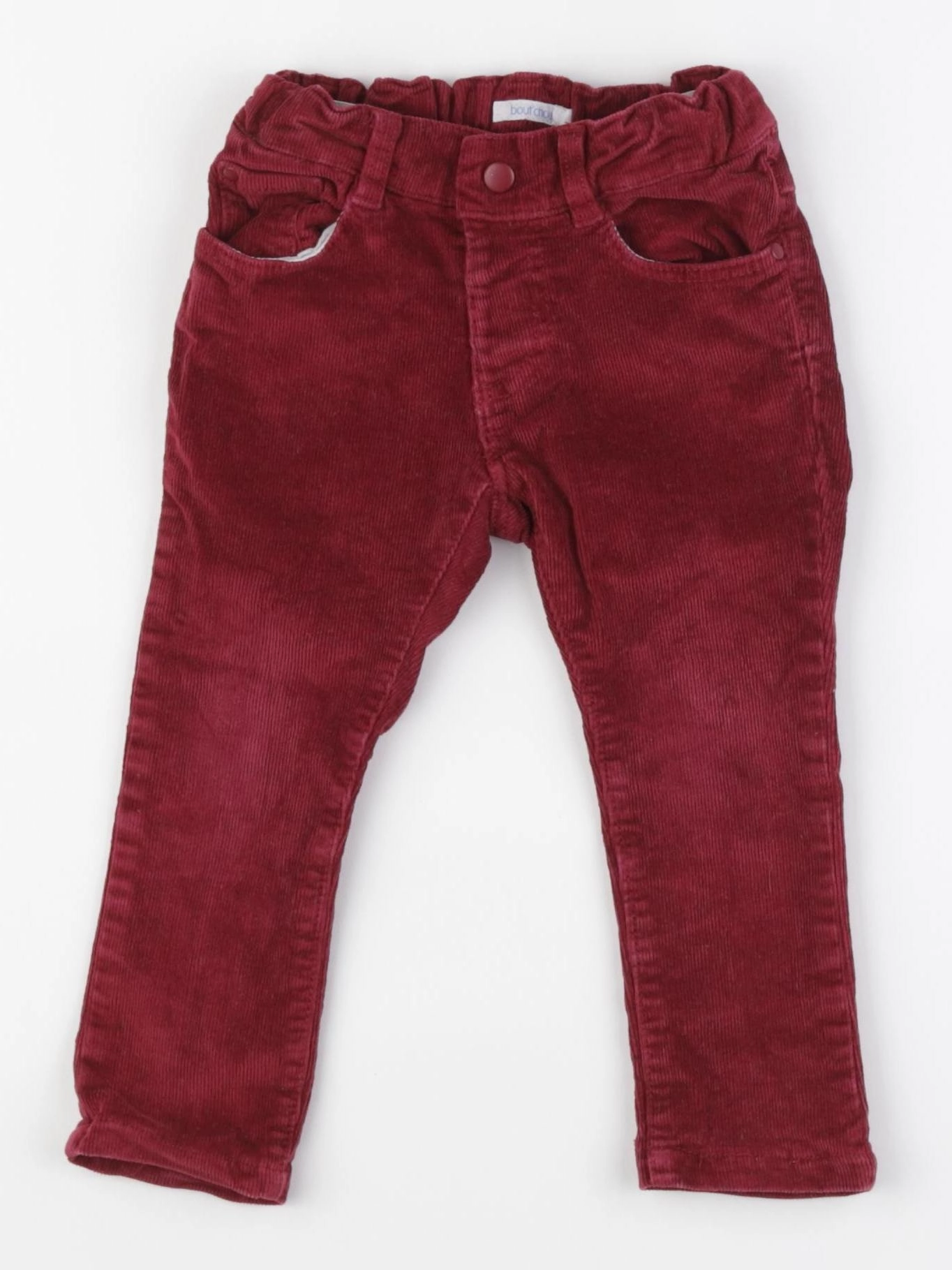 Boutchou - pantalon rouge - 18 mois