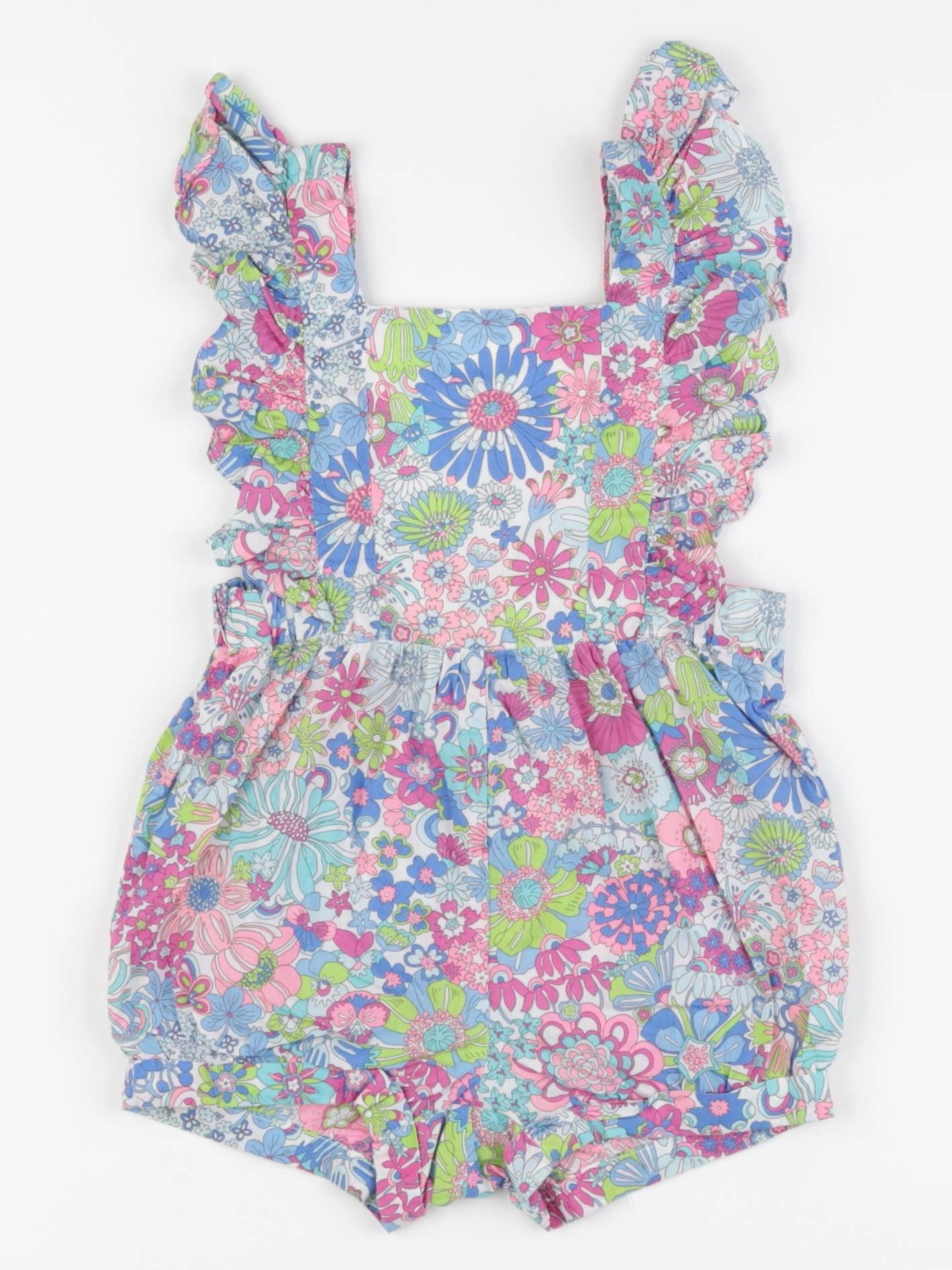 Jacadi - combinaison liberty multicolore - 24 mois