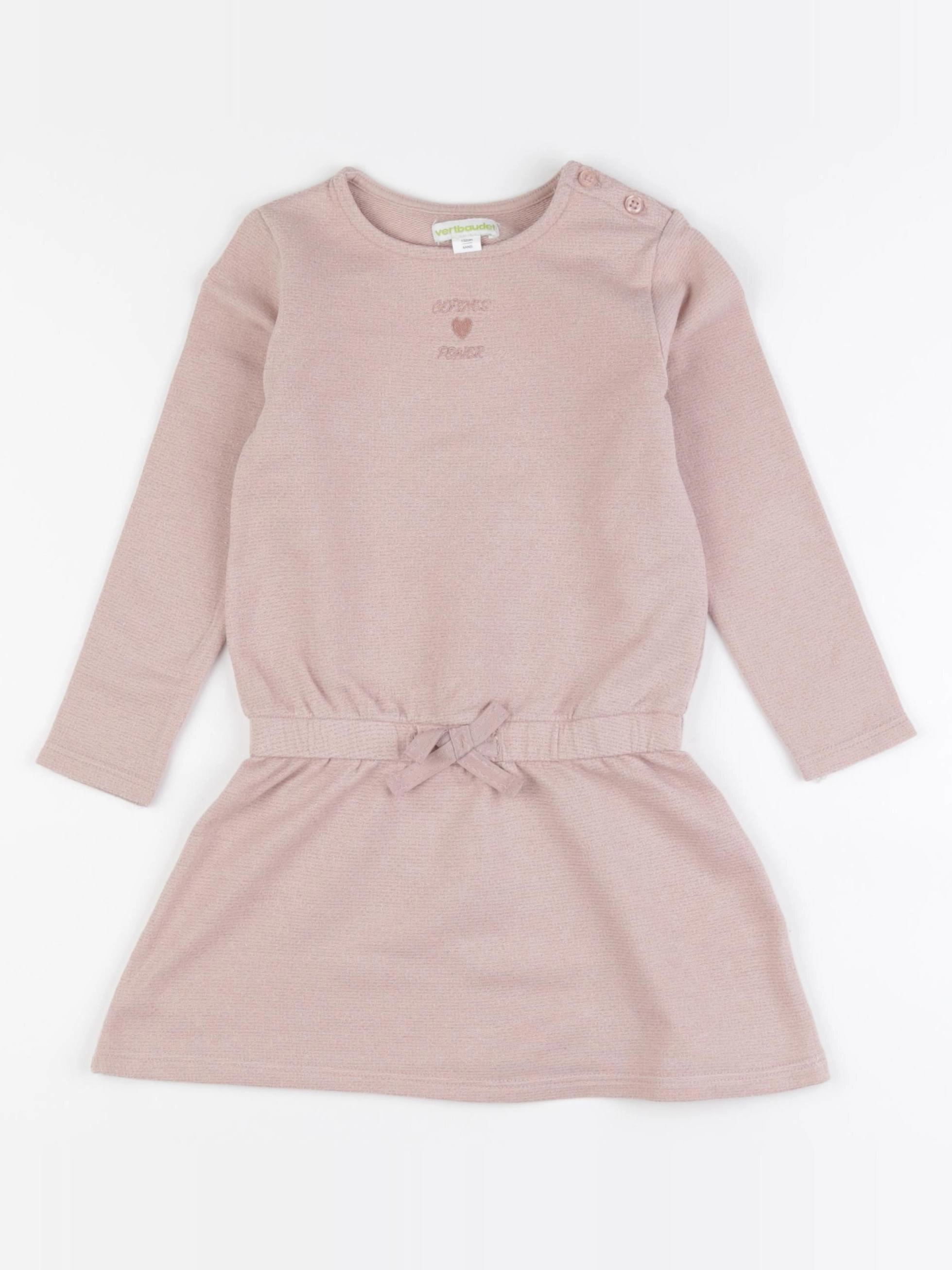 Vertbaudet - robe rose - 4 ans