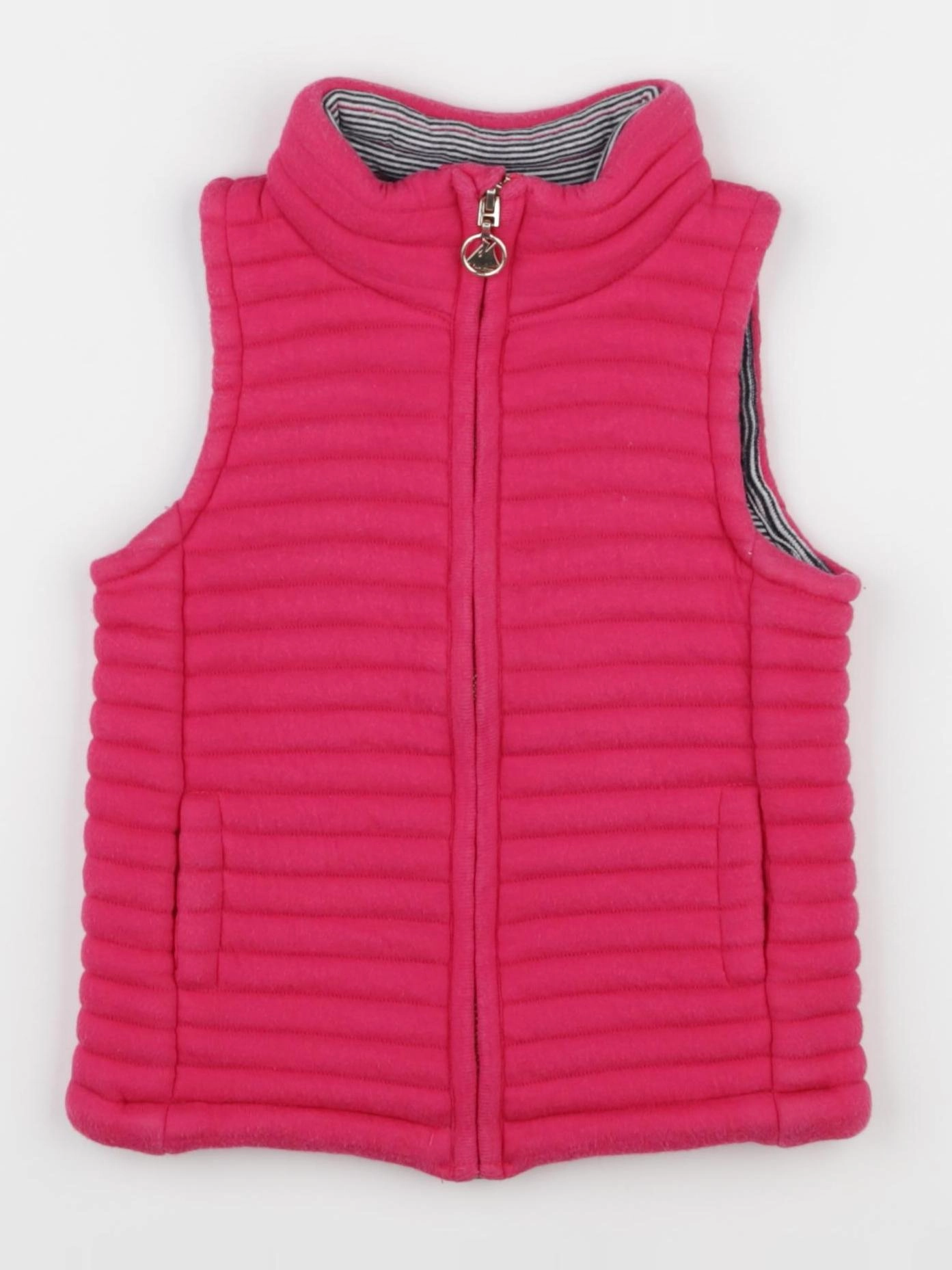 Petit Bateau - gilet rose - 3 ans