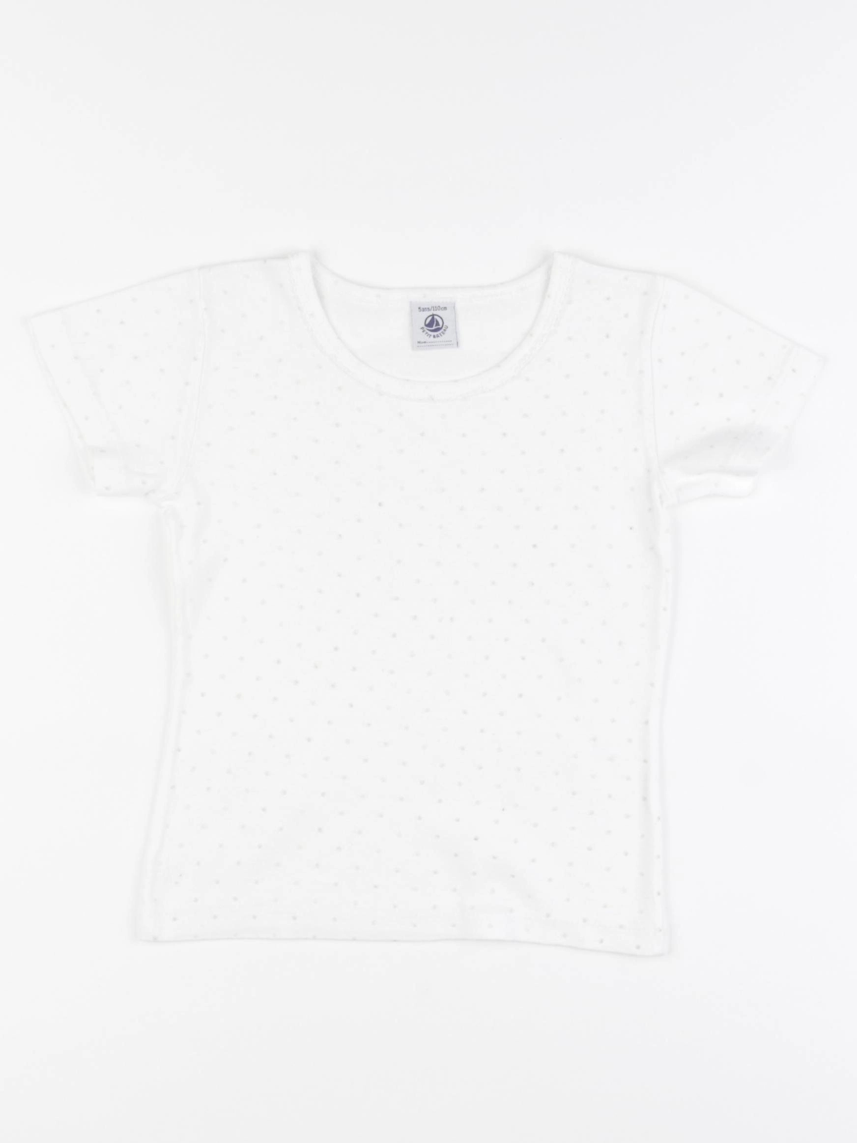 Petit Bateau - maillot de corps blanc - 5 ans