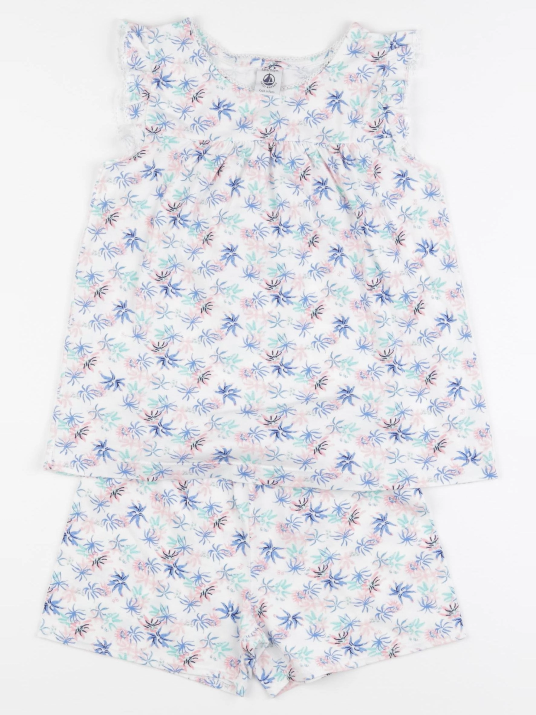 Petit Bateau - pyjama coton multicolore - 6 ans
