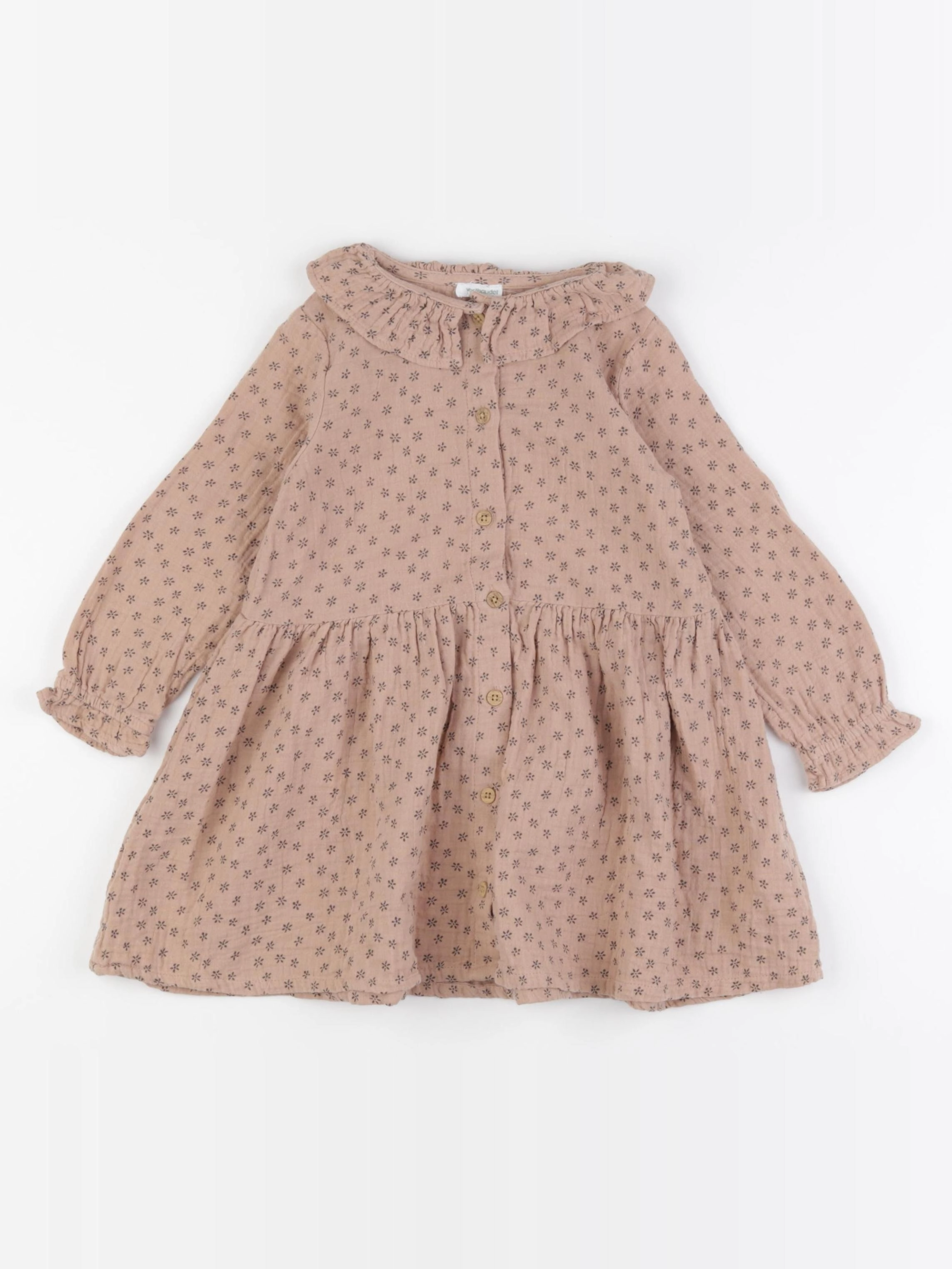 Vertbaudet - robe marron - 3 ans