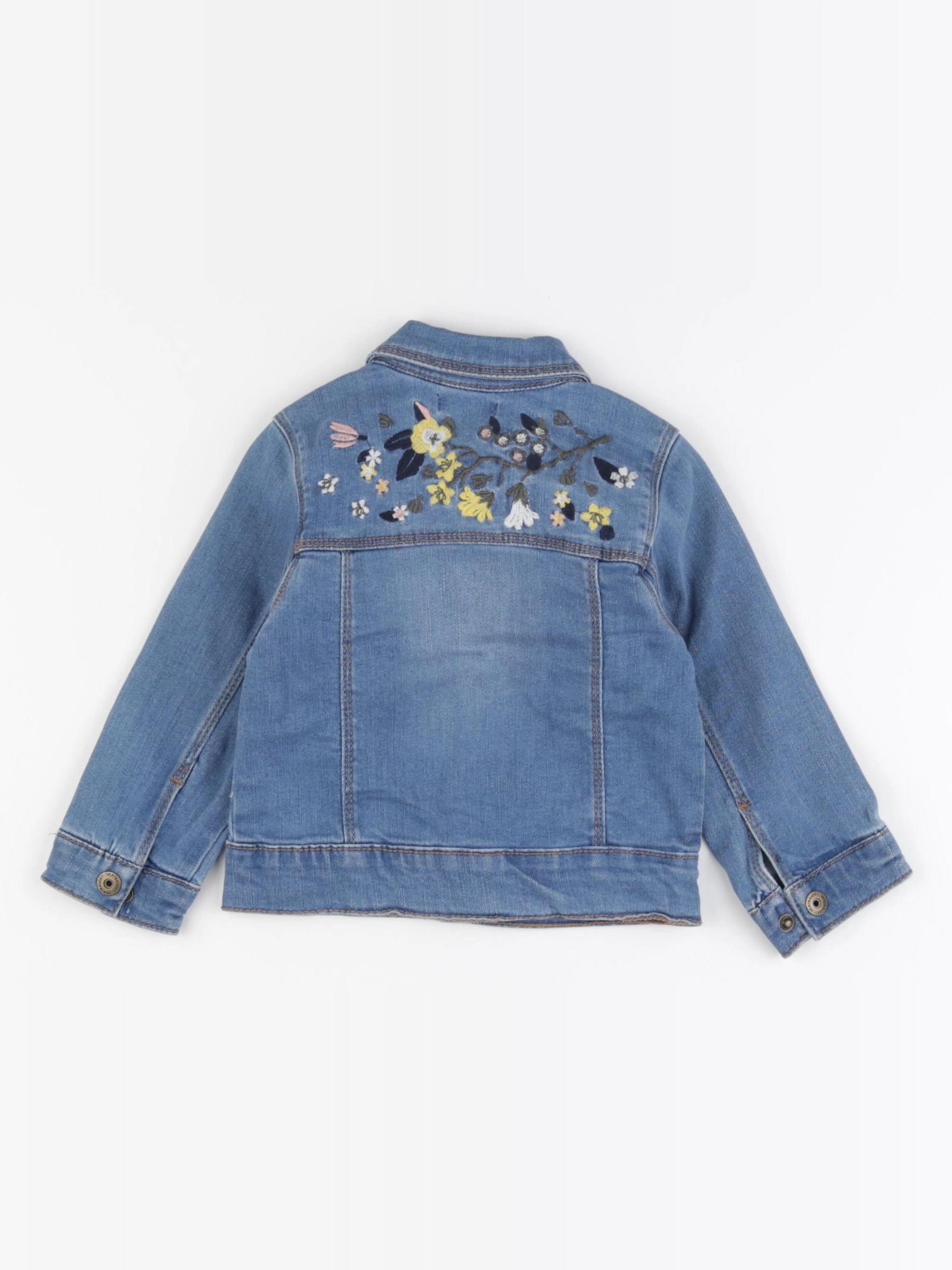 Vertbaudet - veste imprimé au dos bleu - 18 mois