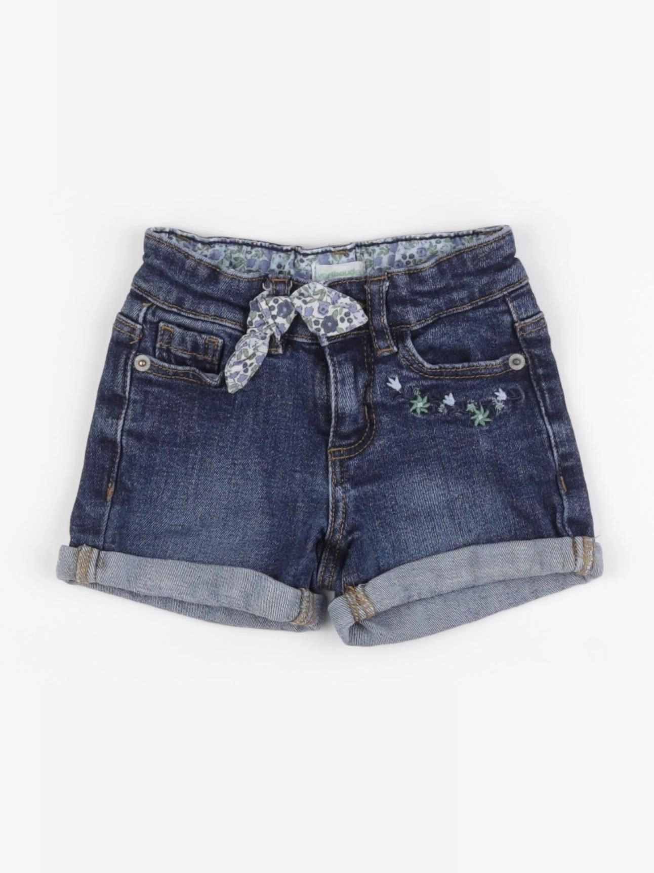 Vertbaudet - short bleu - 3 ans