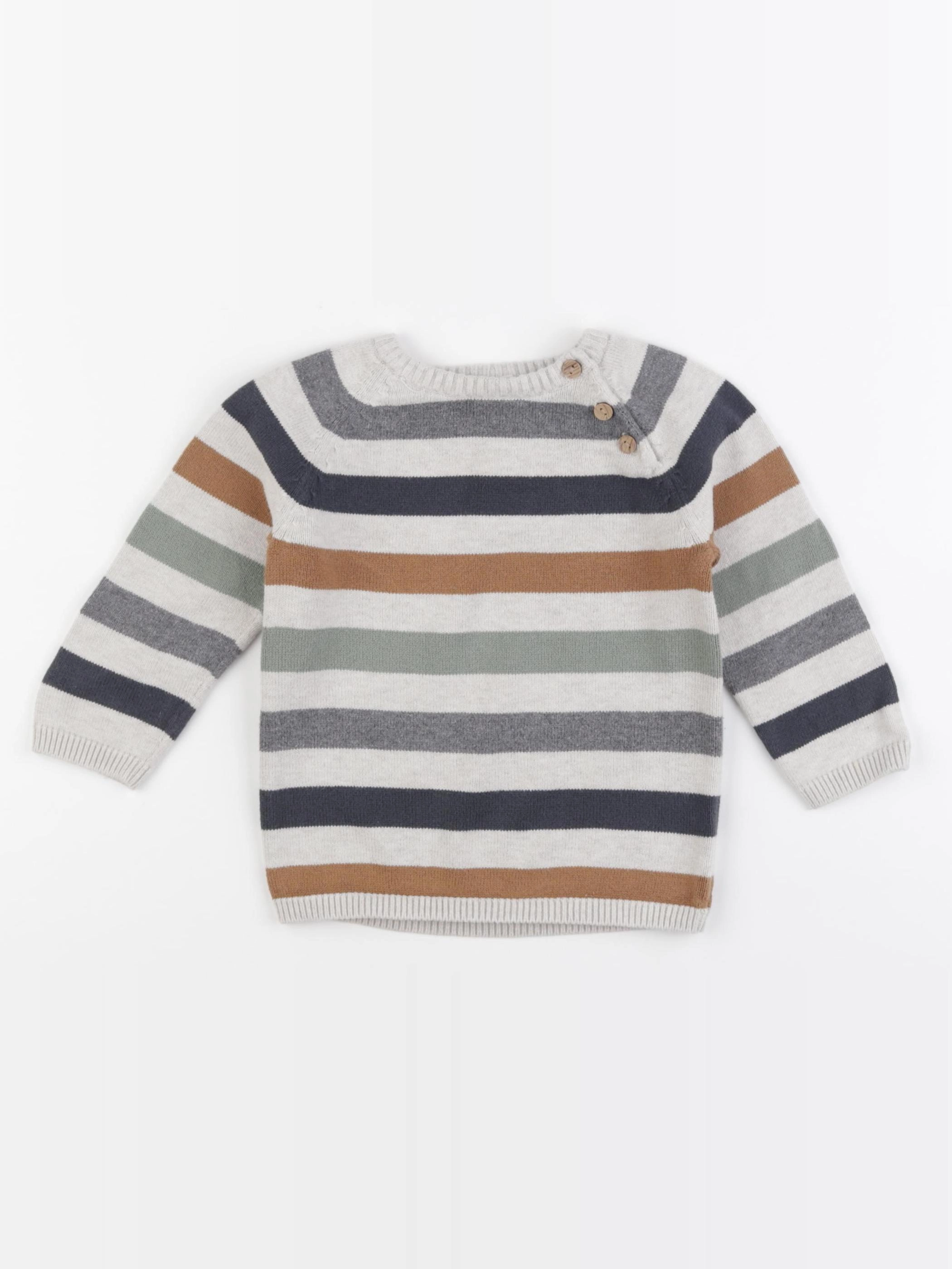 H&M - pull multicolore - 12/18 mois